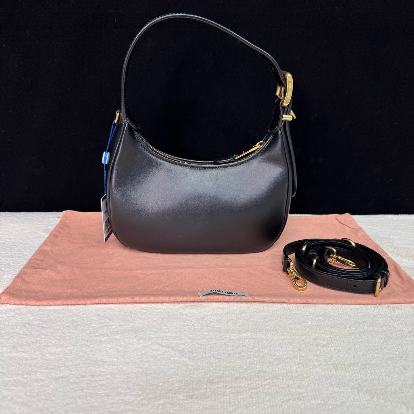 Miu Miu - Hobo - Leather - Black - (small)