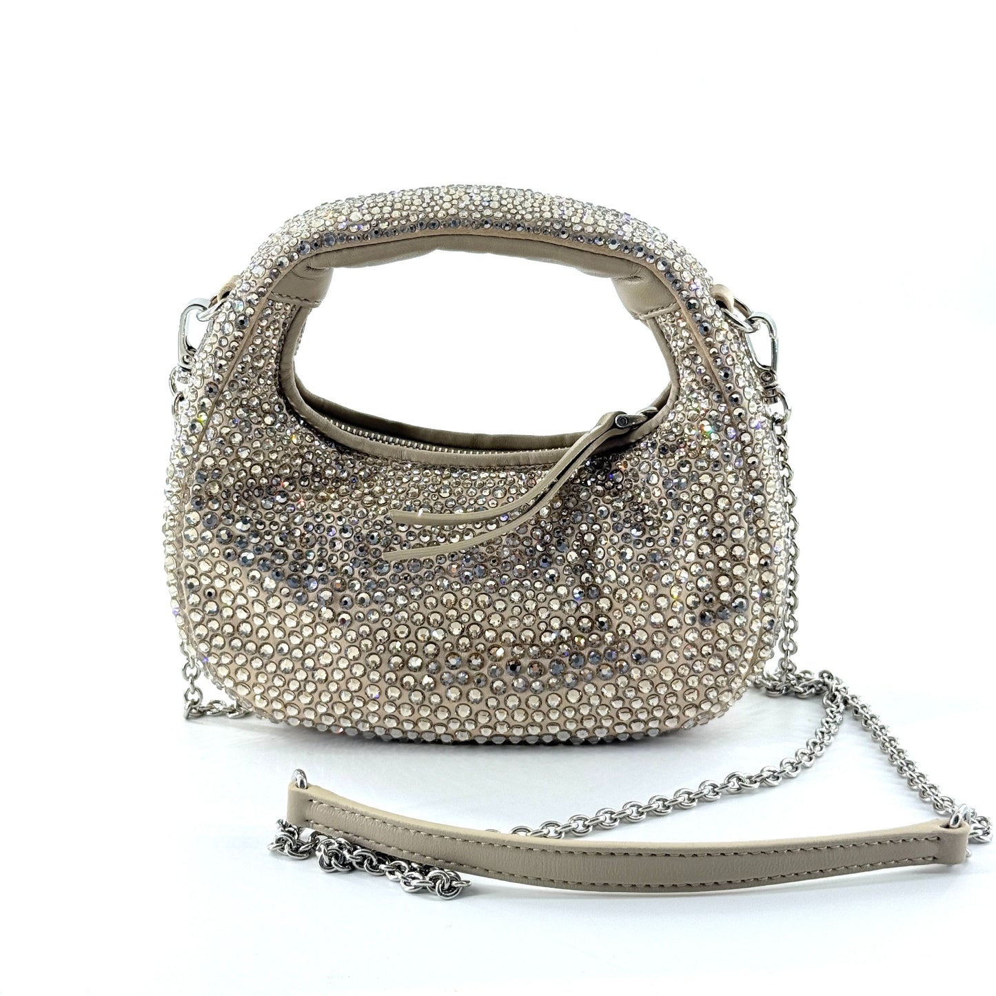 Miu Miu - Hobo - Leather with crystal embellishment - Champagne Gold - (mini)