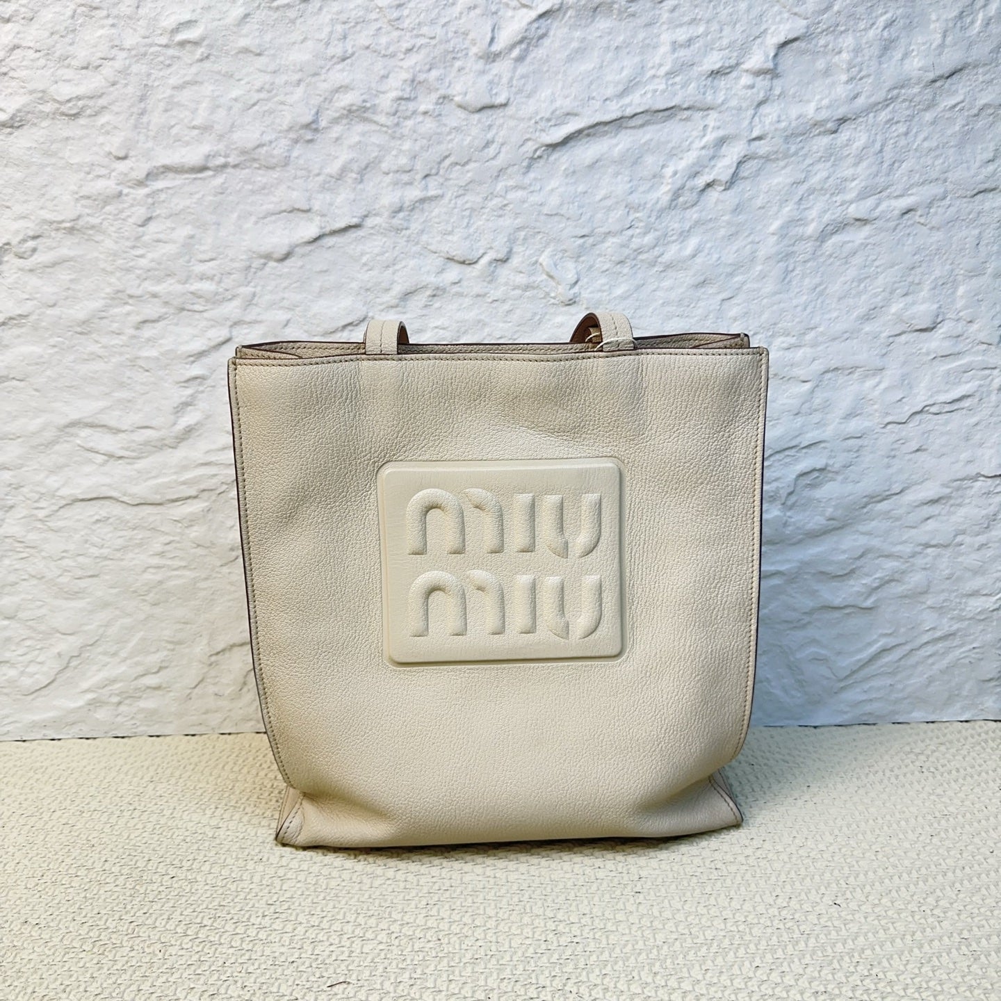 Miu Miu - Madras - Leather - Beige - (Other)