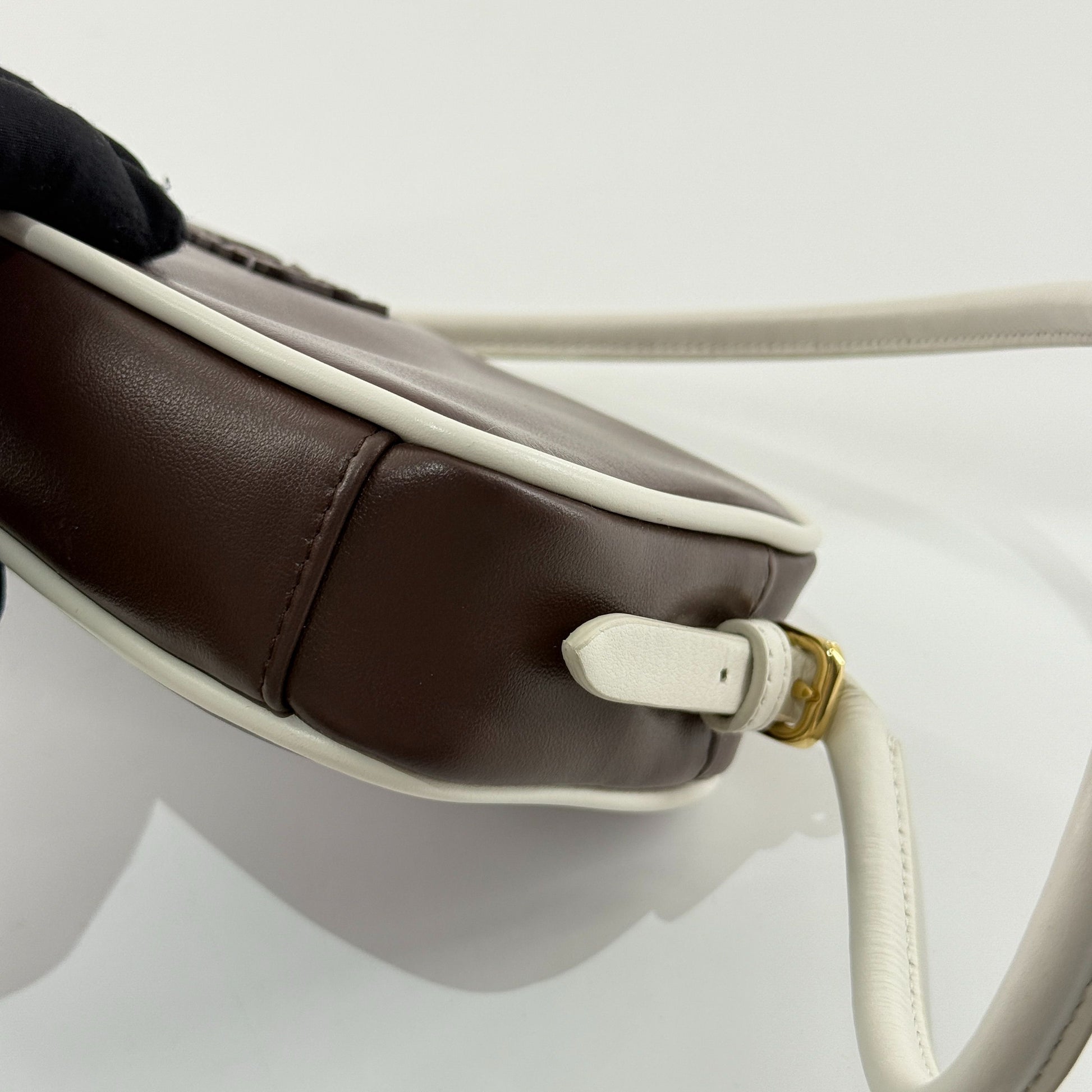 Miu Miu Mahjong Bag Leather Brown - view 7