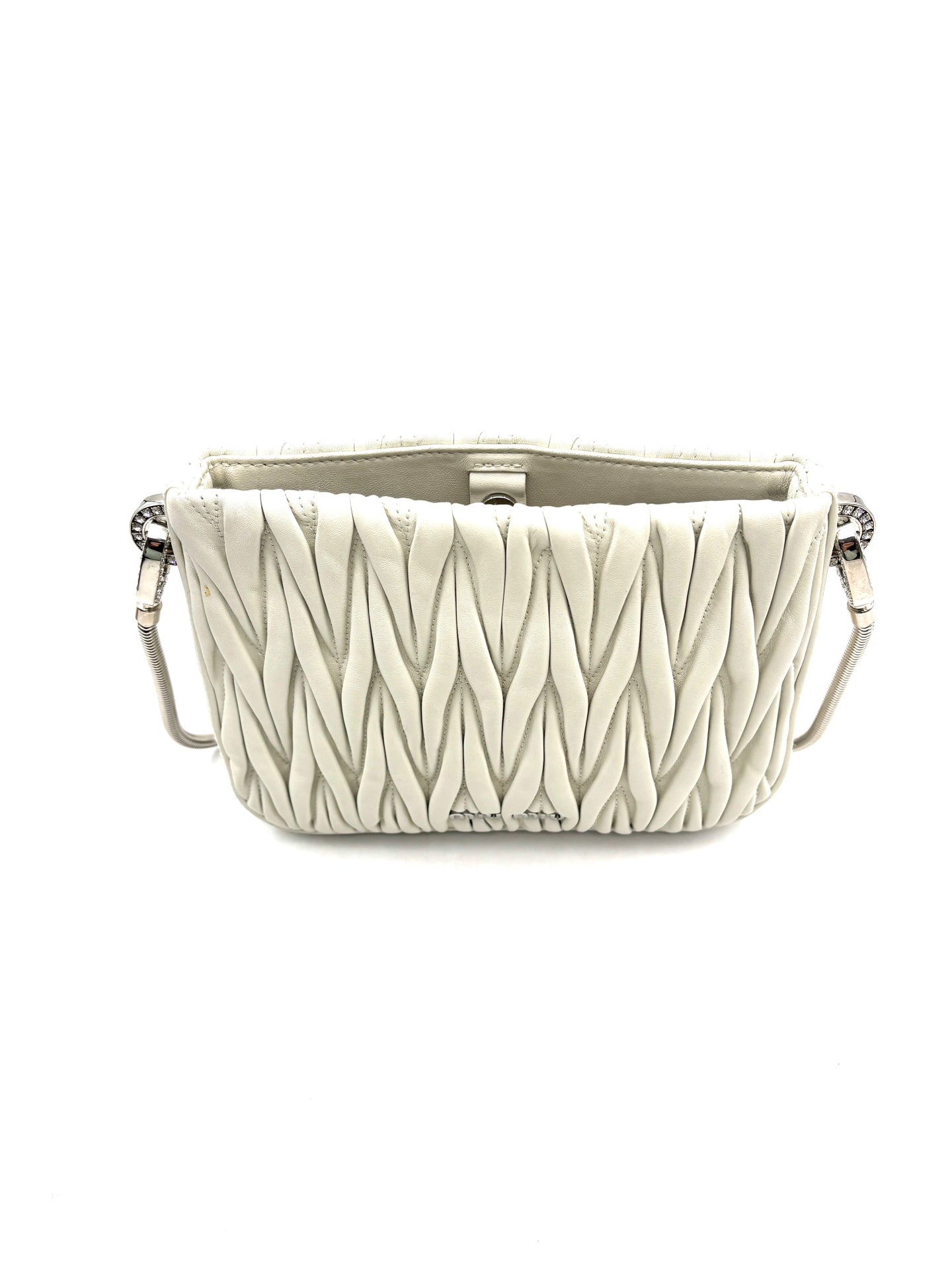 Miu Miu - Maritime SASSY - Lambskin leather - White - (mini)