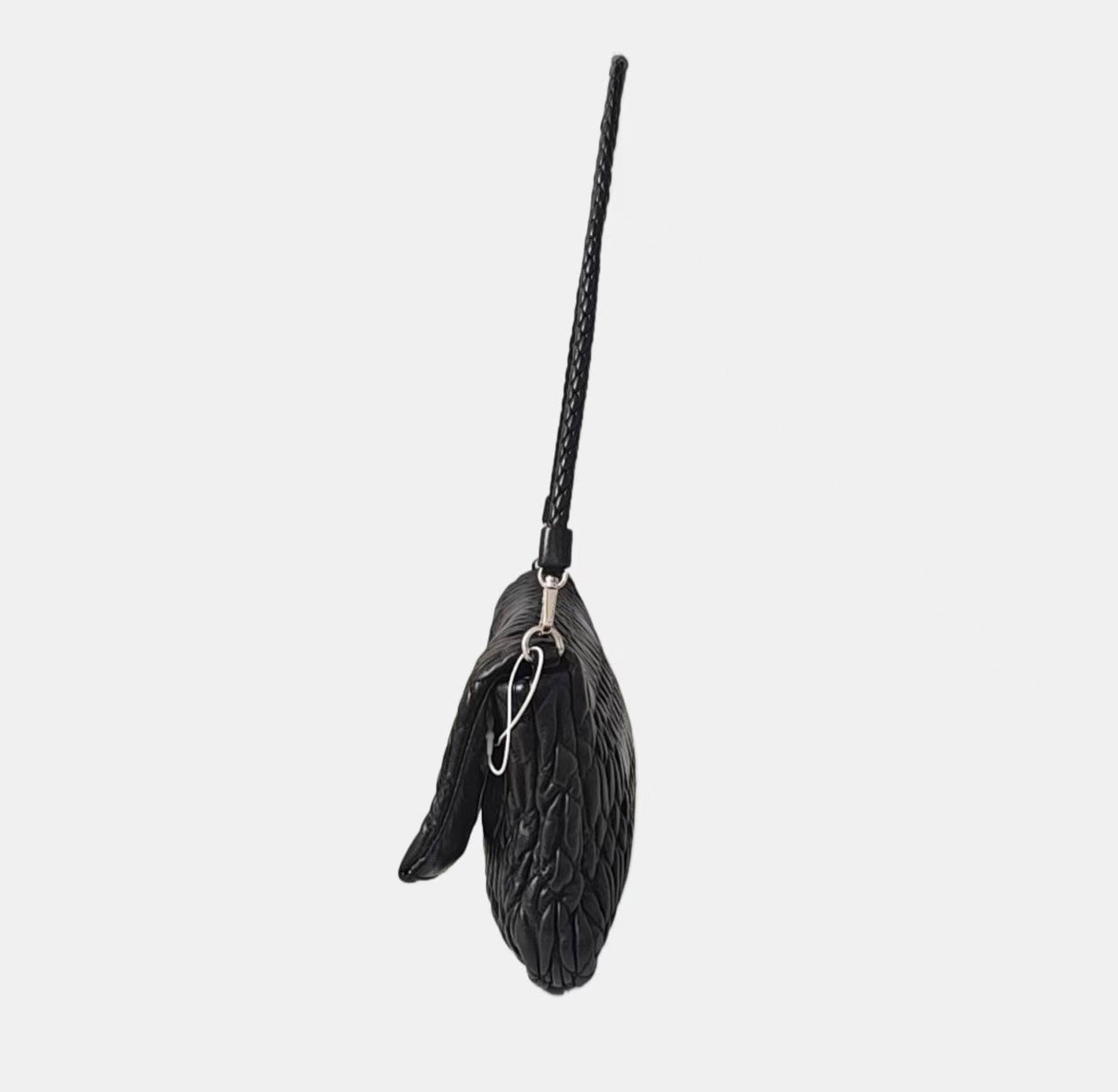 Miu Miu - Matelassé - Lambskin leather - Black - (Small)