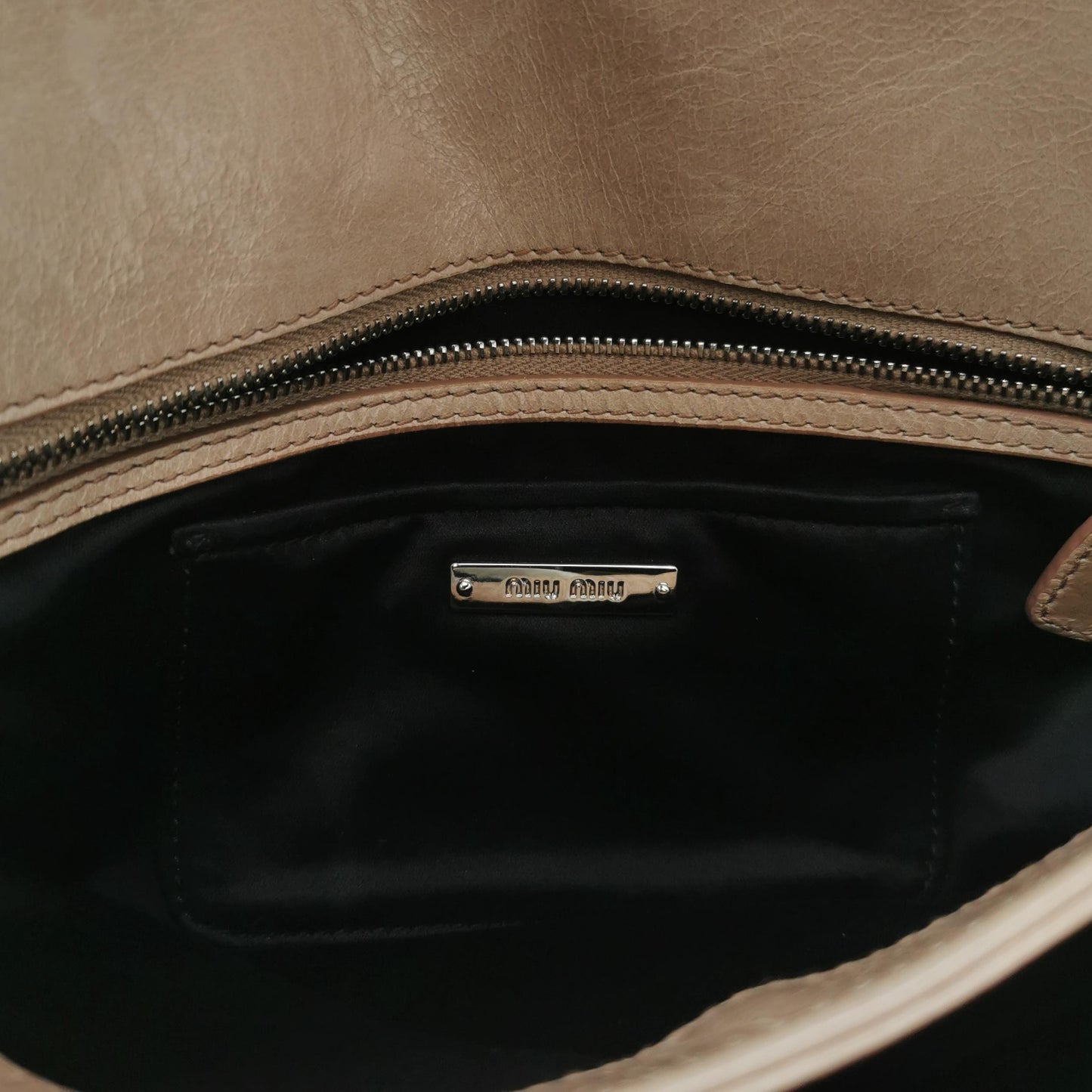 Miu Miu - Matelassé - Leather - Beige - (small)