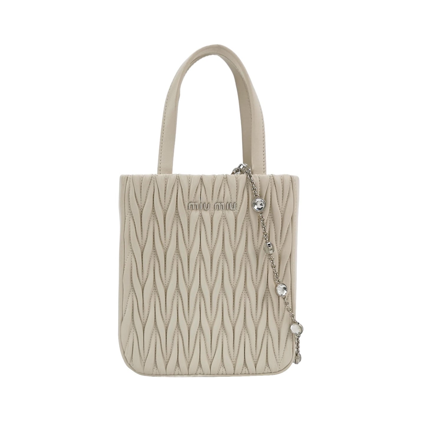 Miu Miu - Matelassé - Leather - White - (small)