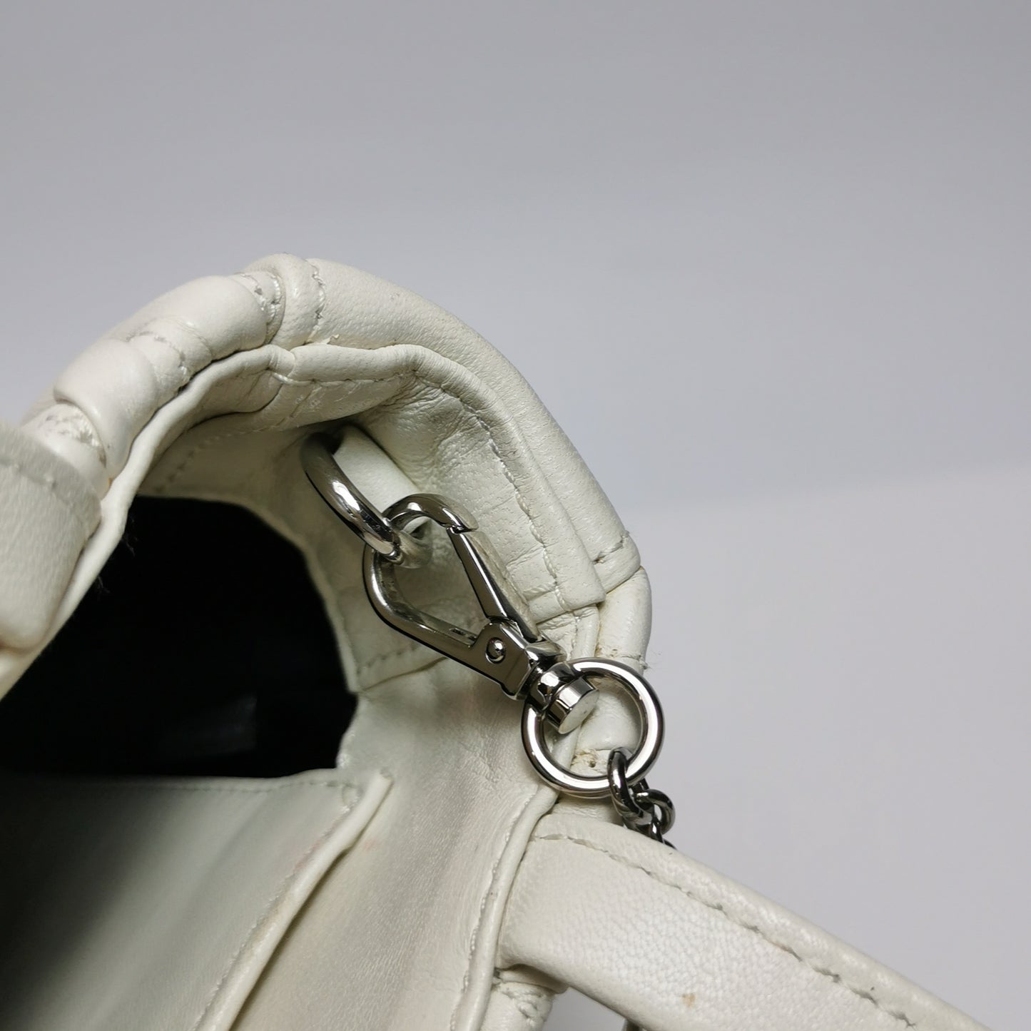 Miu Miu - Matelassé - Leather - White - (small)