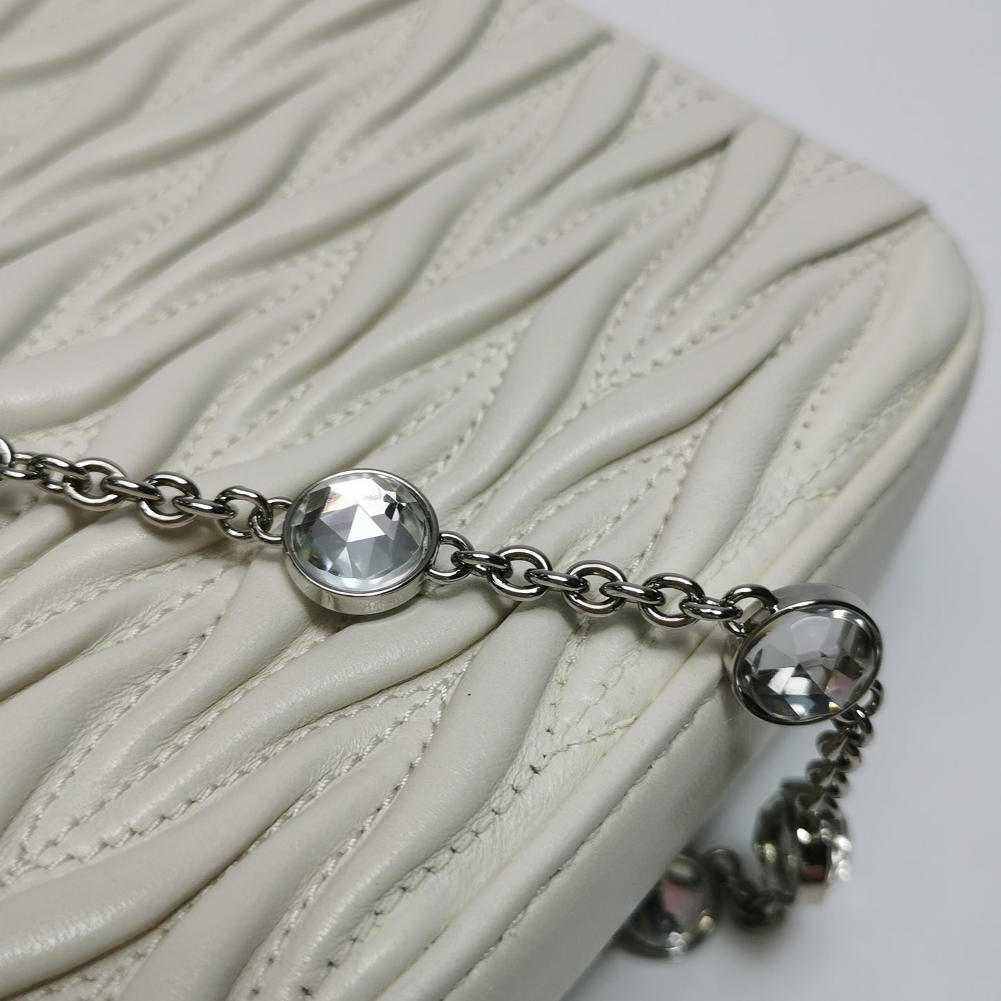Miu Miu - Matelassé - Leather - White - (small)