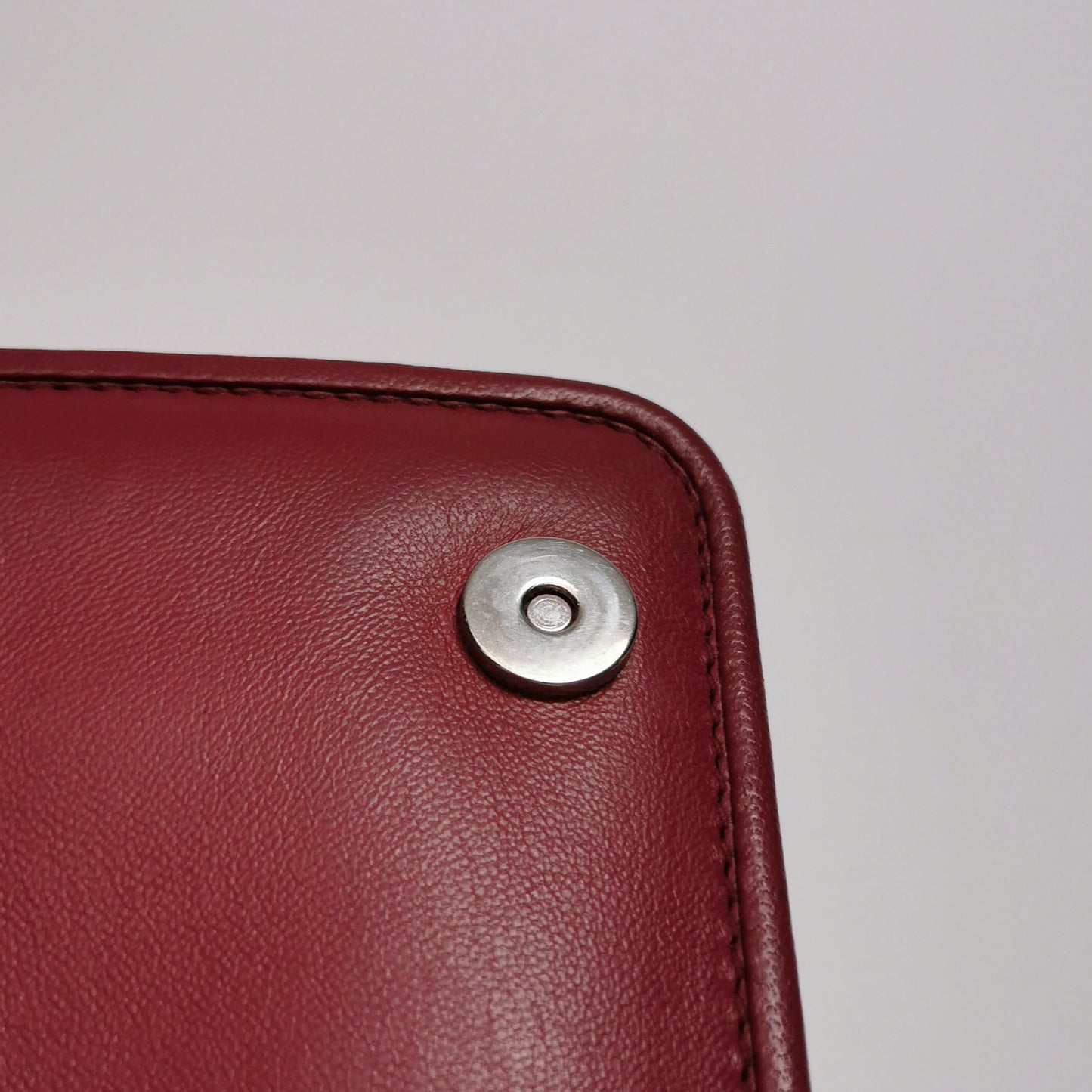 Miu Miu - Matelassé Pleated Flap Chain Bag - Leather - Red - (mini)