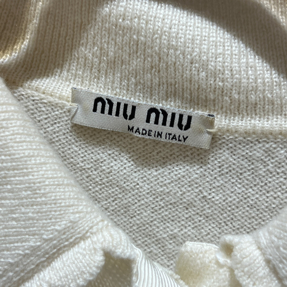 Miu Miu - Other - Cashmere - White - (40)