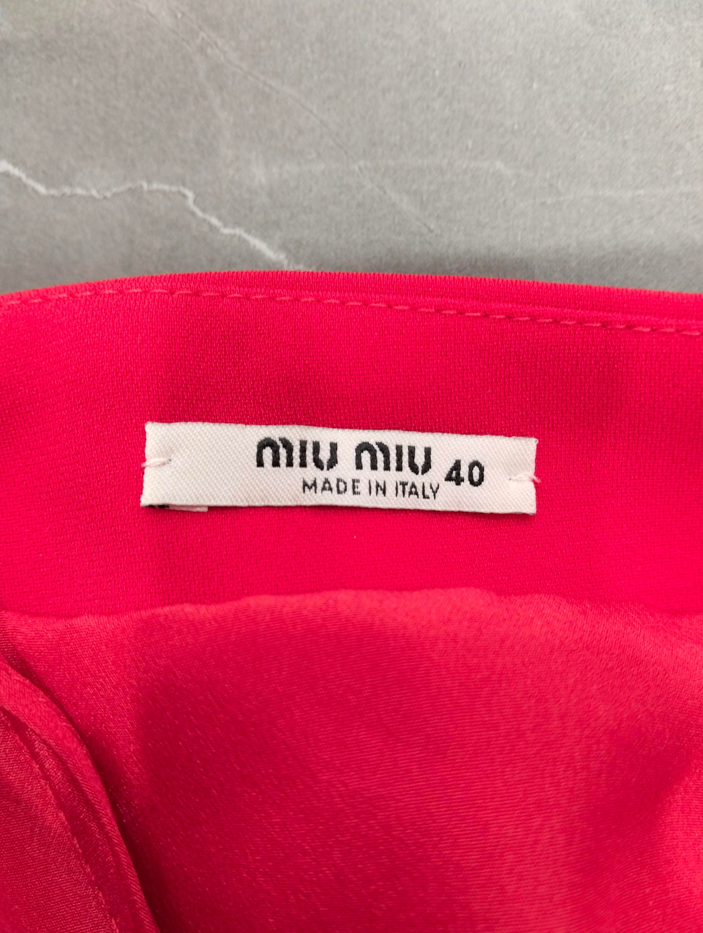 Miu Miu - Other - Cloth - Red - (40)