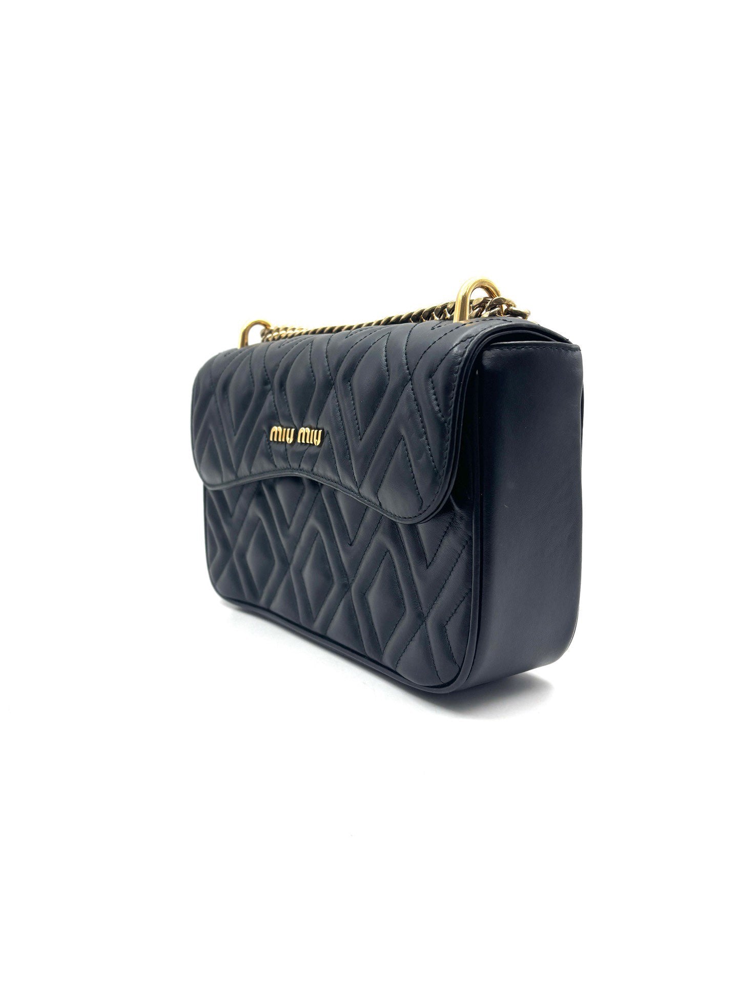 Miu Miu - Other - Cow leather - Black with Gold-Tone Hardware - (medium)