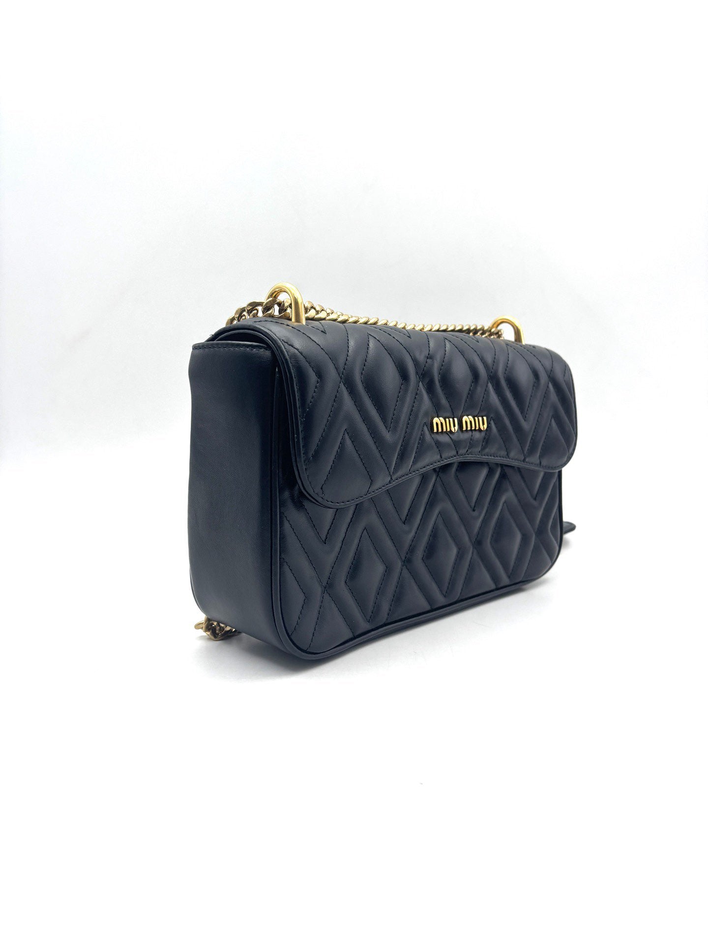 Miu Miu - Other - Cow leather - Black with Gold-Tone Hardware - (medium)