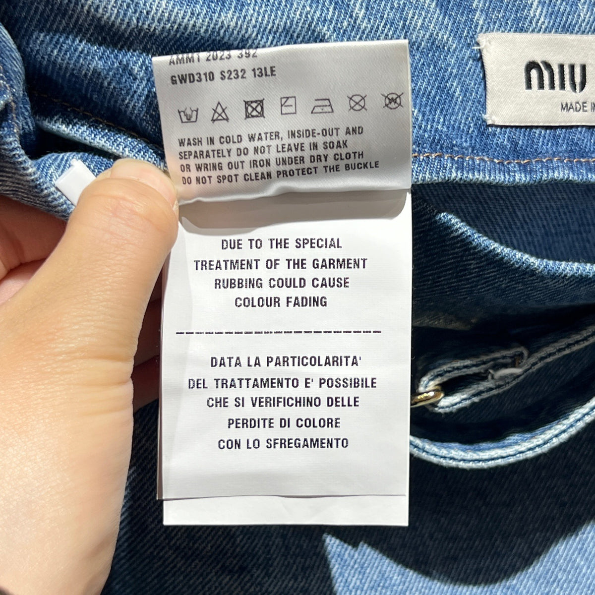 Miu Miu - Other - Denim - Jeans - Blue - (36)