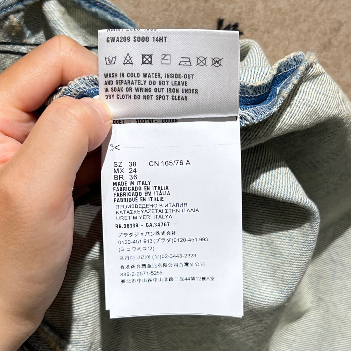 Miu Miu - Other - Denim - Jeans - Blue - (38)