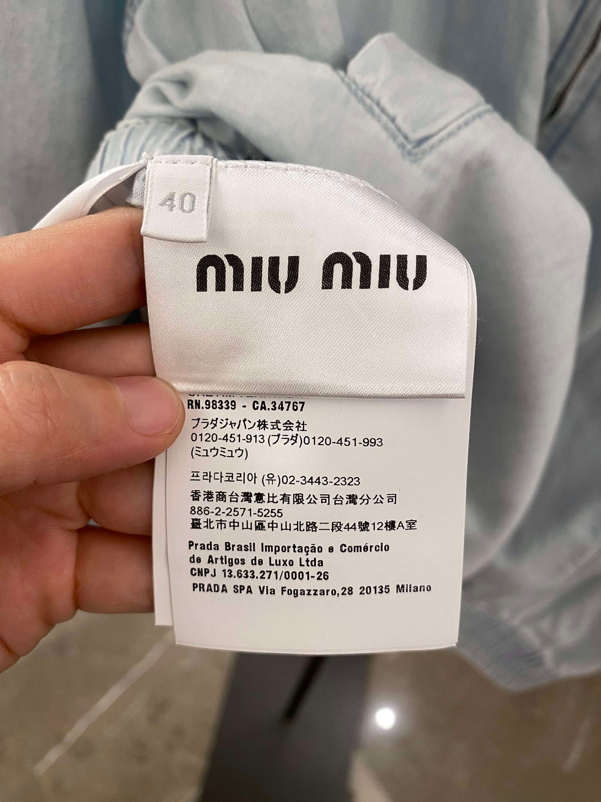 Miu Miu - Other - Denim - Jeans - Blue - (40)