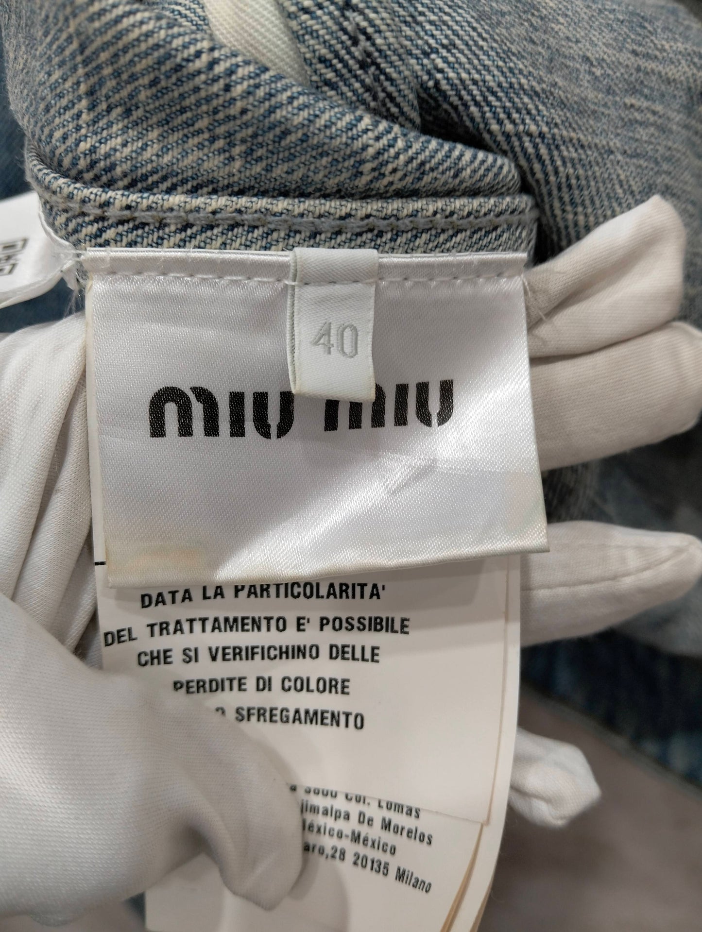 Miu Miu - Other - Denim - Jeans - Blue - (40)