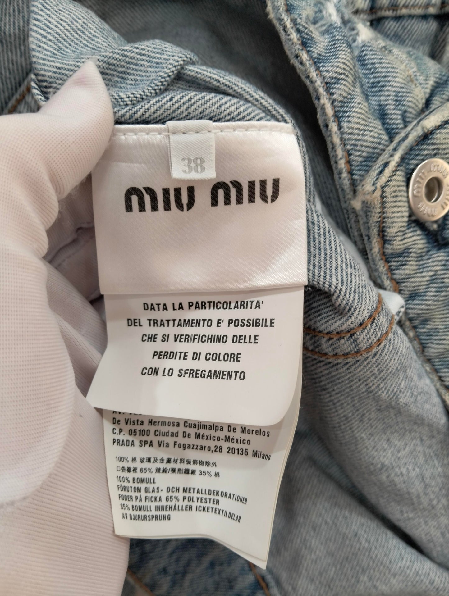 Miu Miu - Other - Denim - Jeans - Blue - (XS)