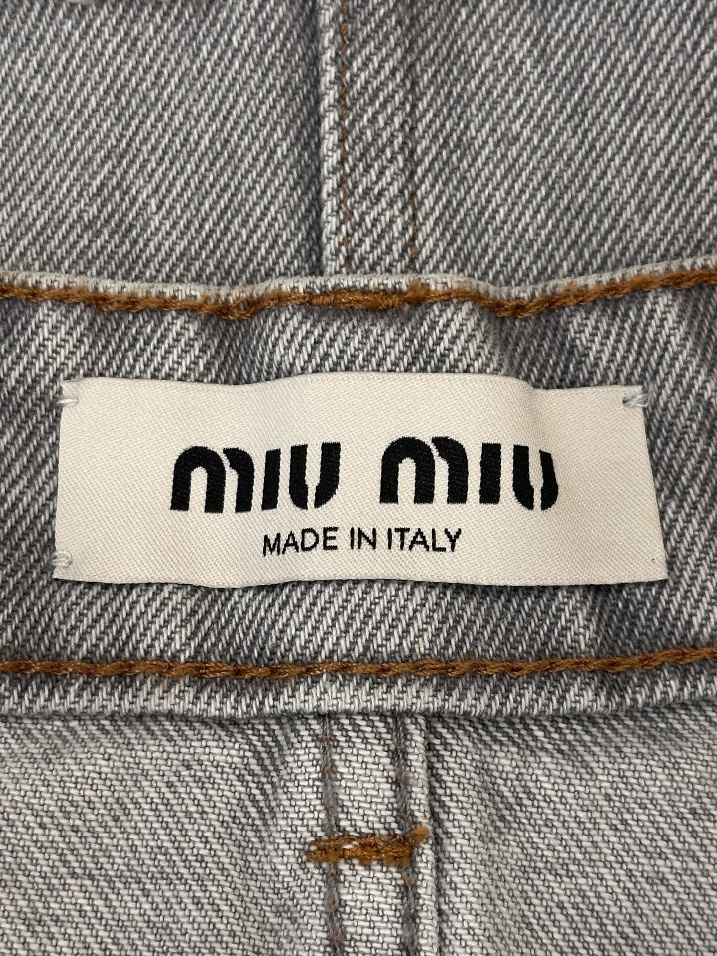 Miu Miu - Other - Denim - Jeans - Grey - (40)