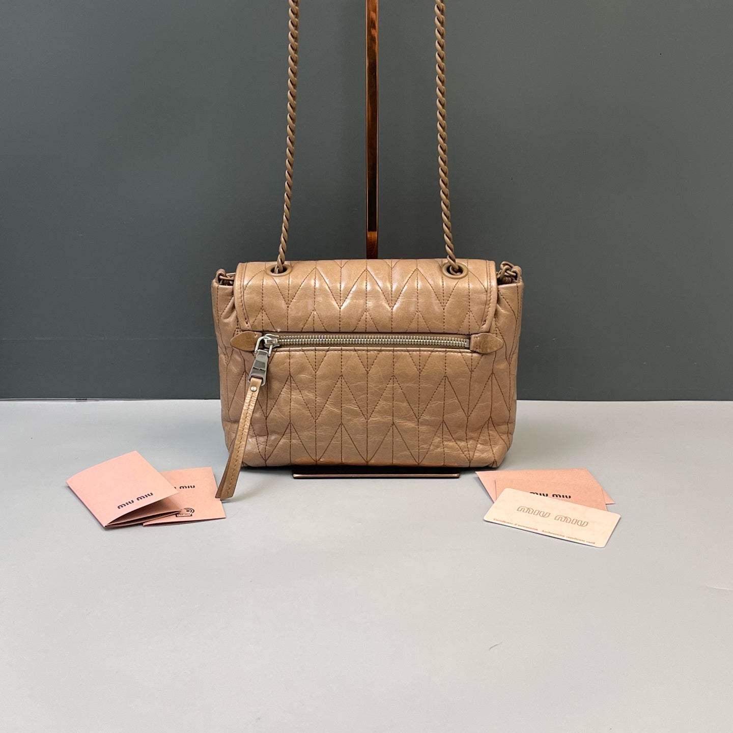 Miu Miu - Other - Leather - Beige - (small)