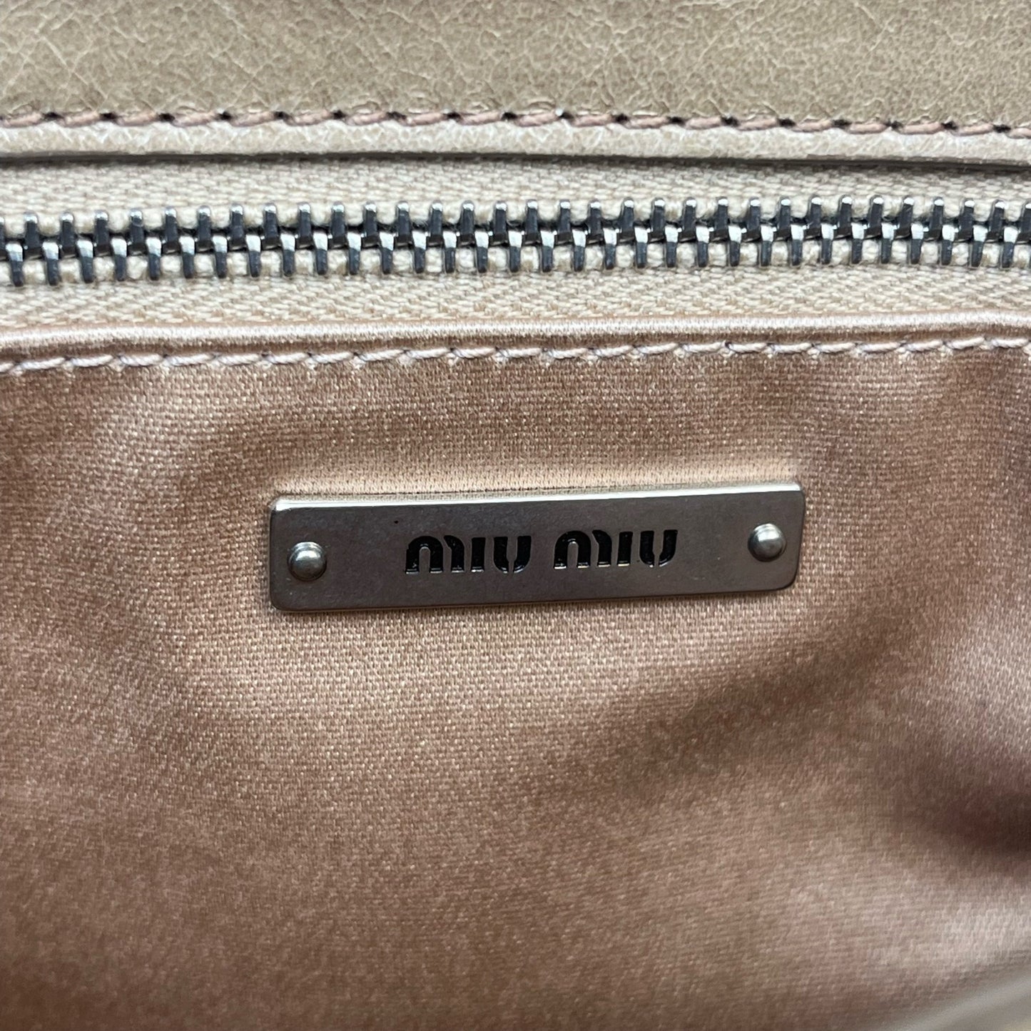 Miu Miu - Other - Leather - Beige - (small)
