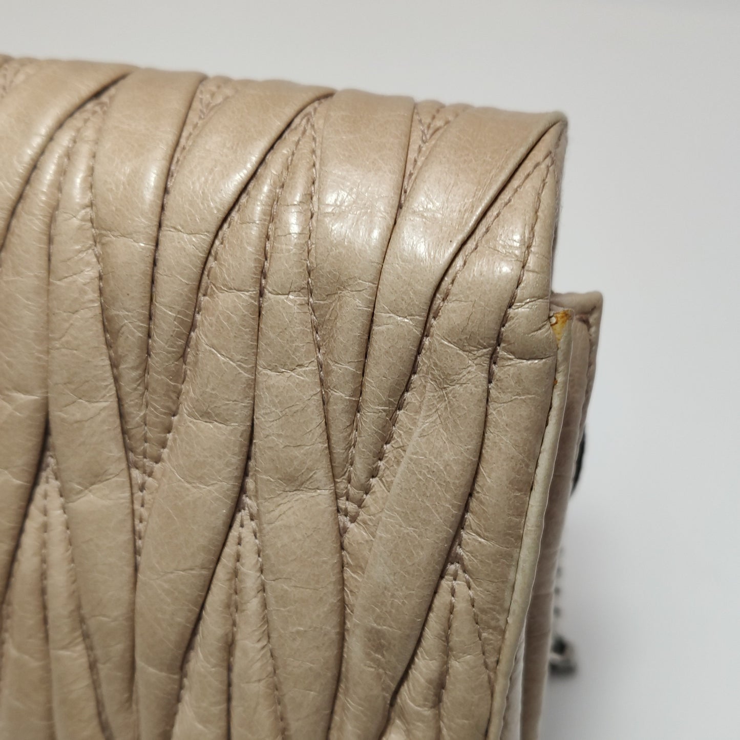 Miu Miu - Other - Leather - Beige - (small)