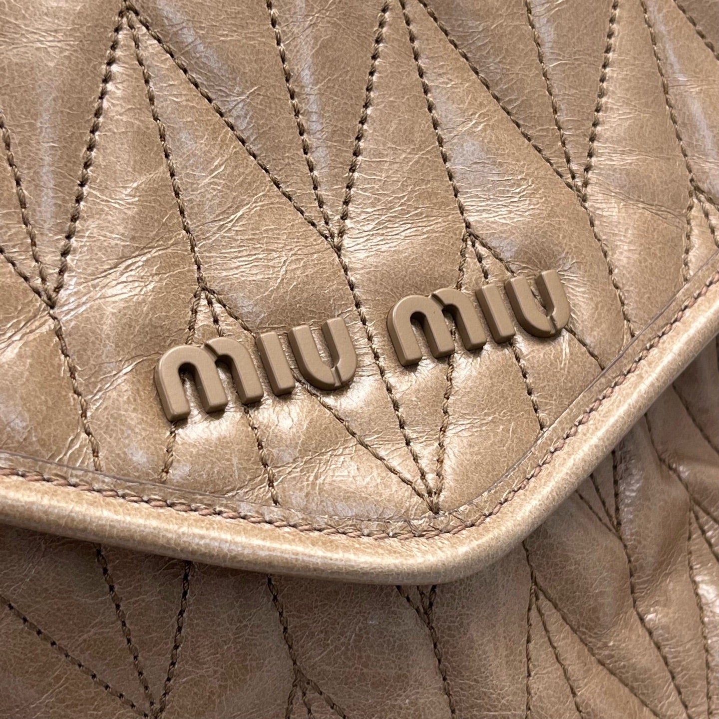 Miu Miu - Other - Leather - Beige - (small)