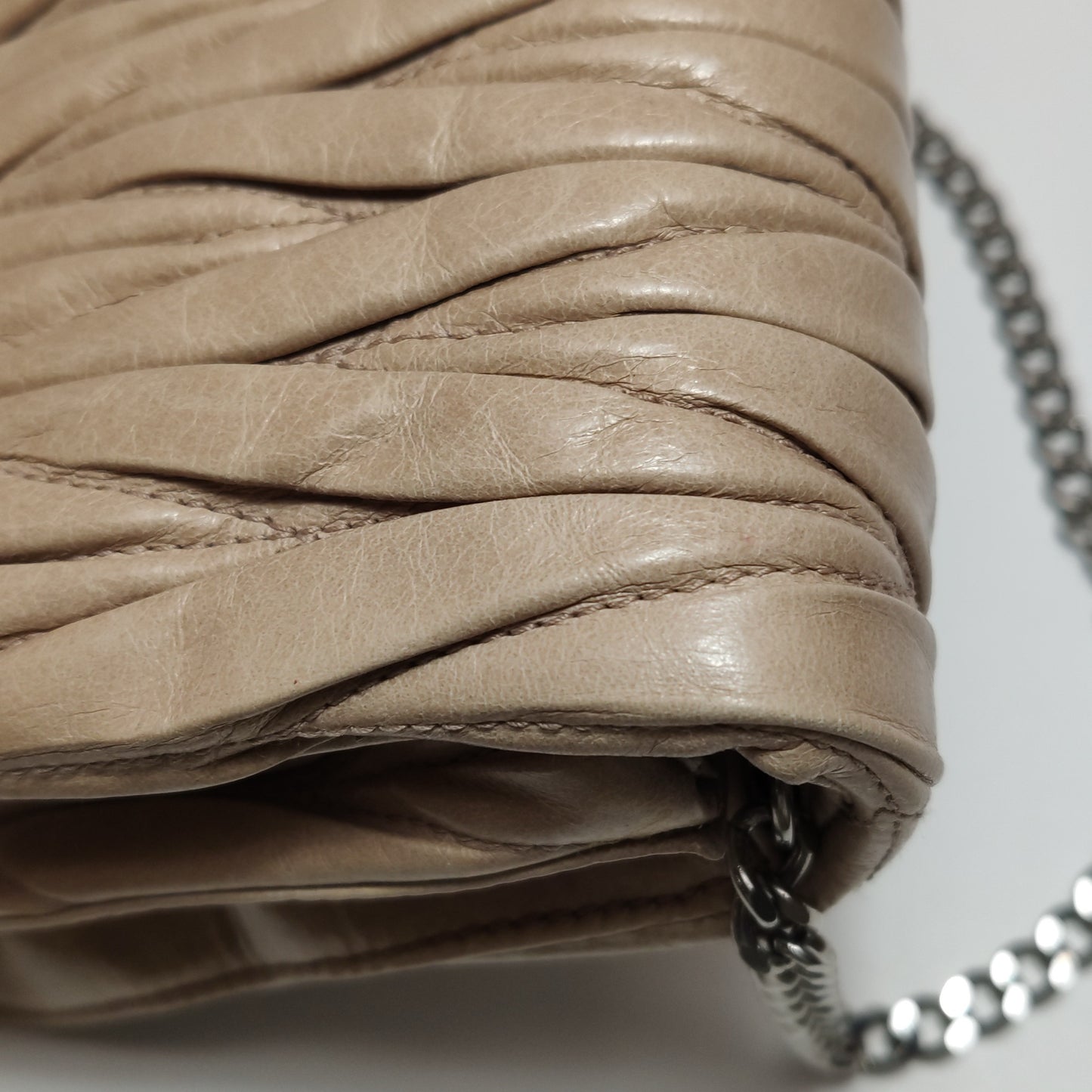 Miu Miu - Other - Leather - Beige - (small)