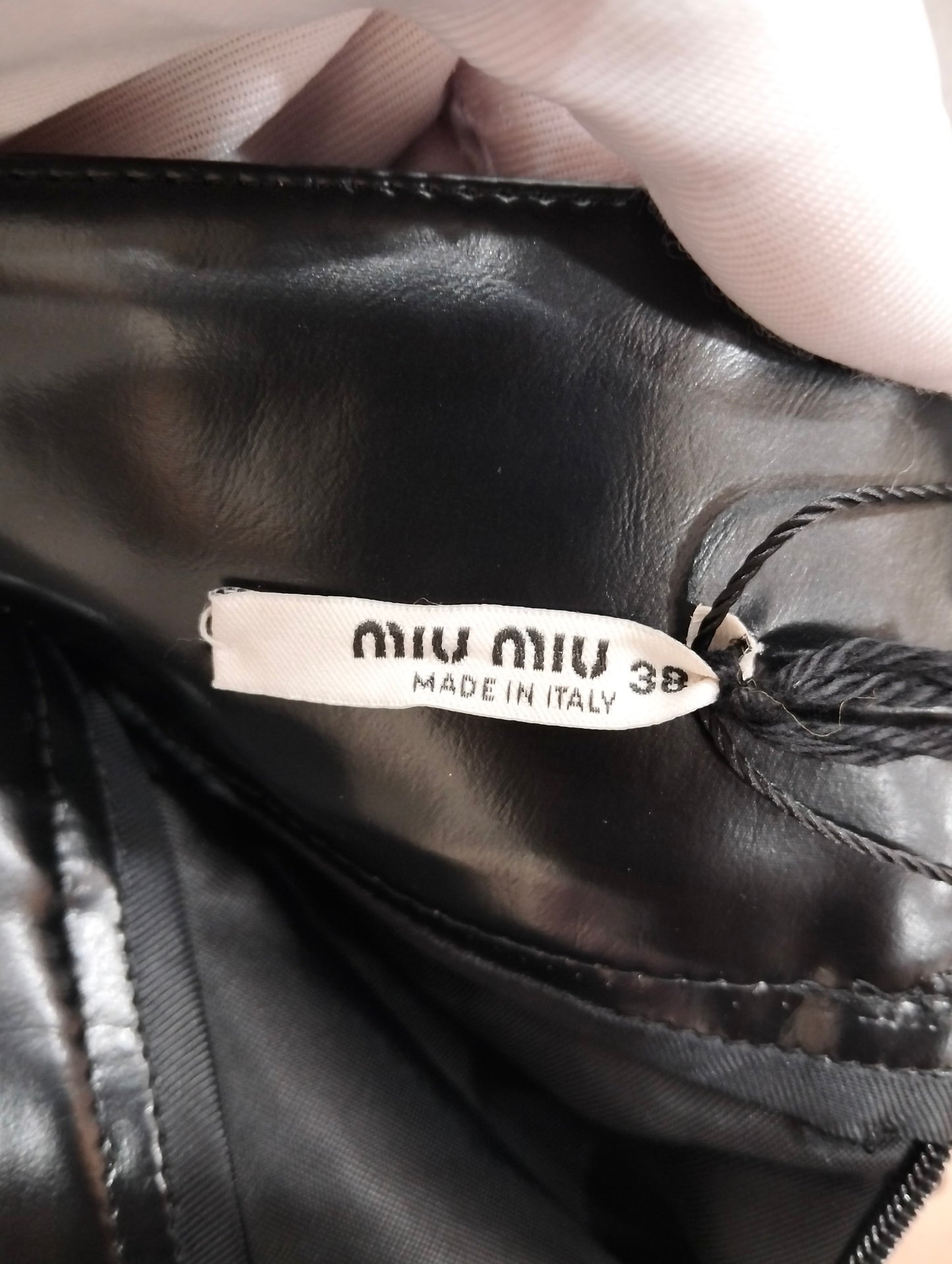Miu Miu - Other - Leather - Black - (38)