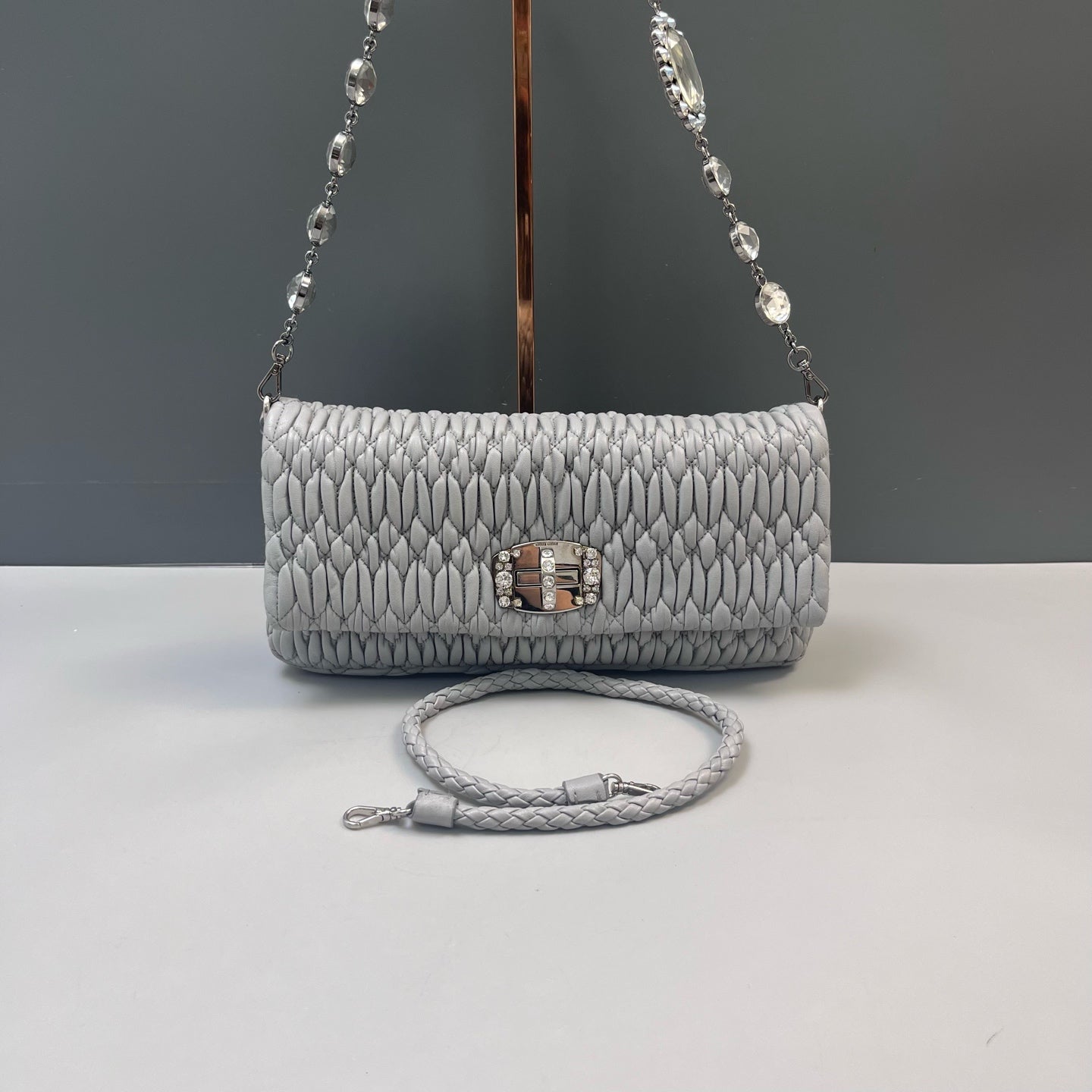 Miu Miu - Other - Leather - Grey - (Small)