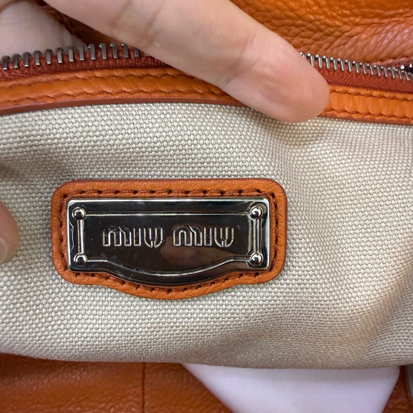 Miu Miu - Other - Leather - Orange - (large)