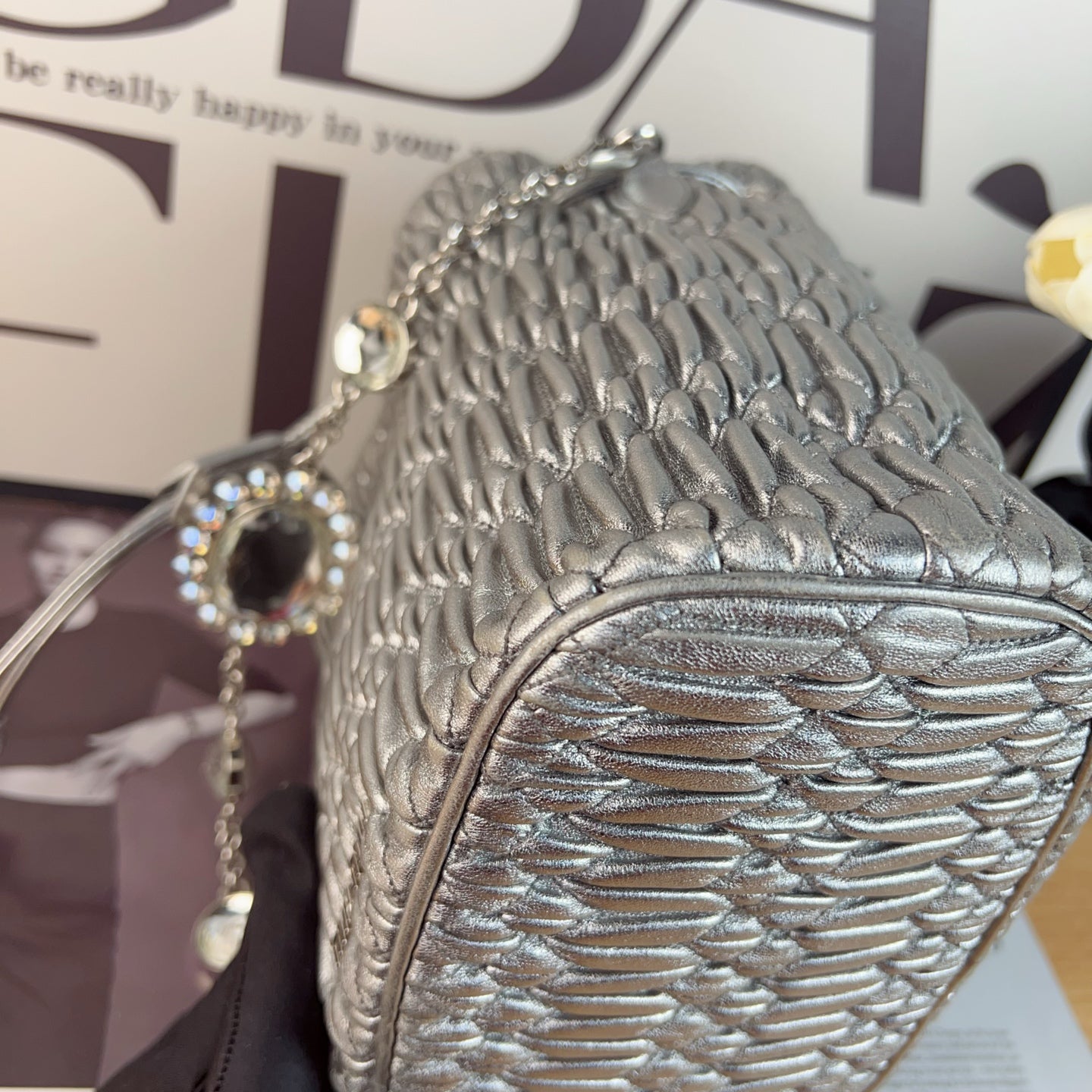 Miu Miu - Other - Leather - Silver - (small)