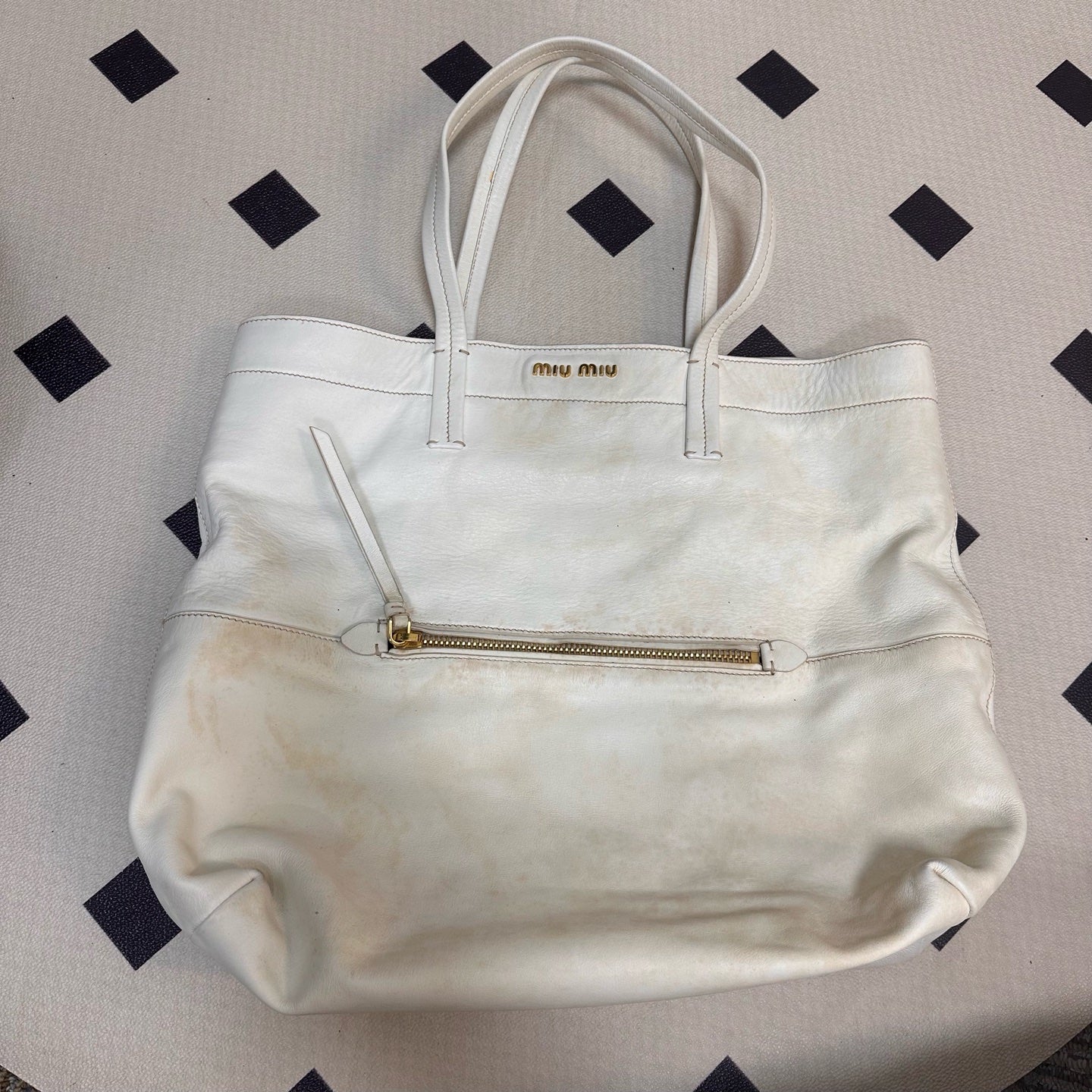 Miu Miu - Other - Leather - White - (large)