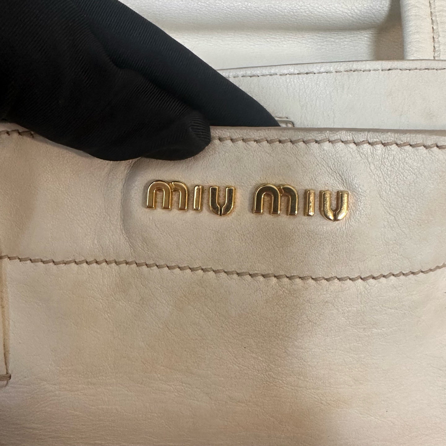Miu Miu - Other - Leather - White - (large)