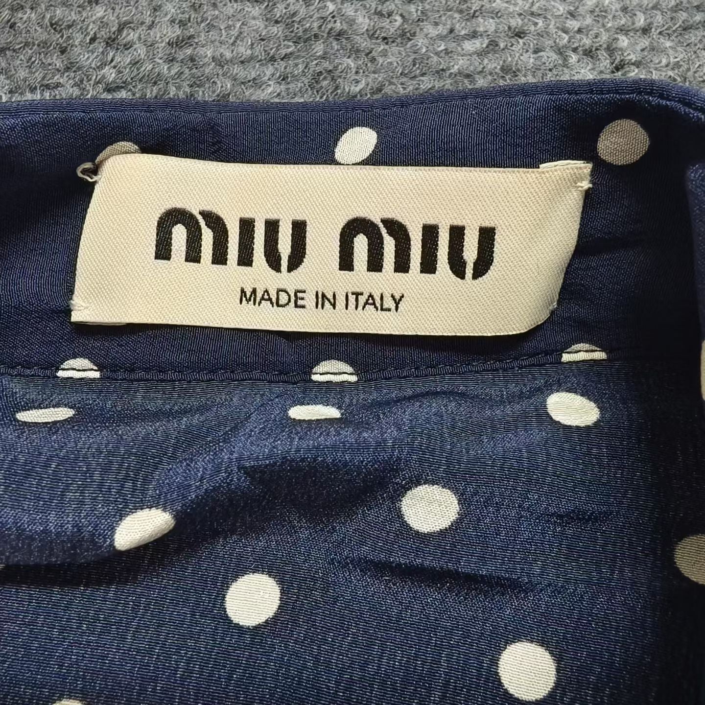 Miu Miu - Other - Silk - Navy - (38)