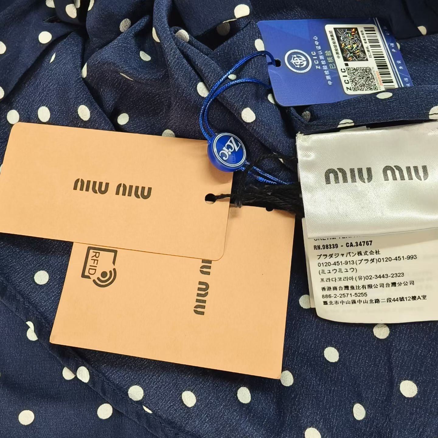 Miu Miu - Other - Silk - Navy - (38)