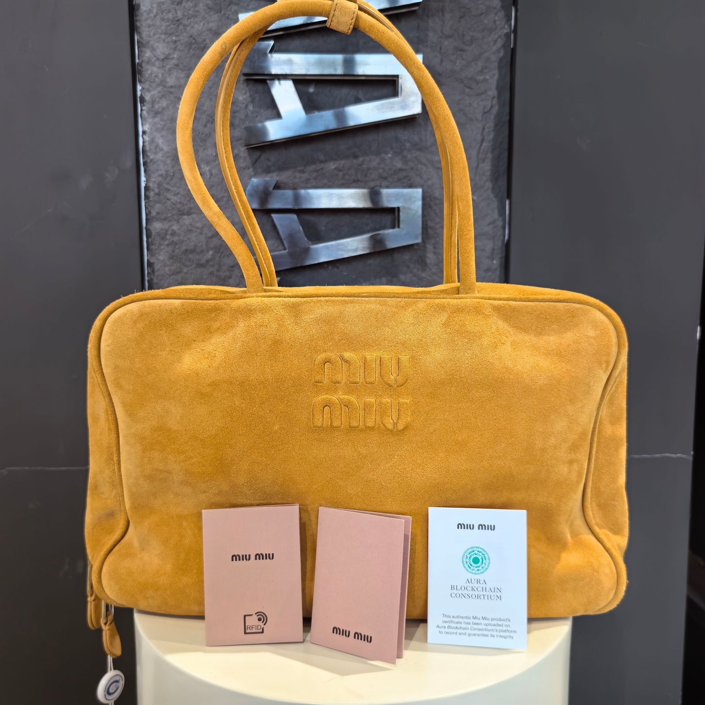 Miu Miu - Other - Suede - Orange - (large)