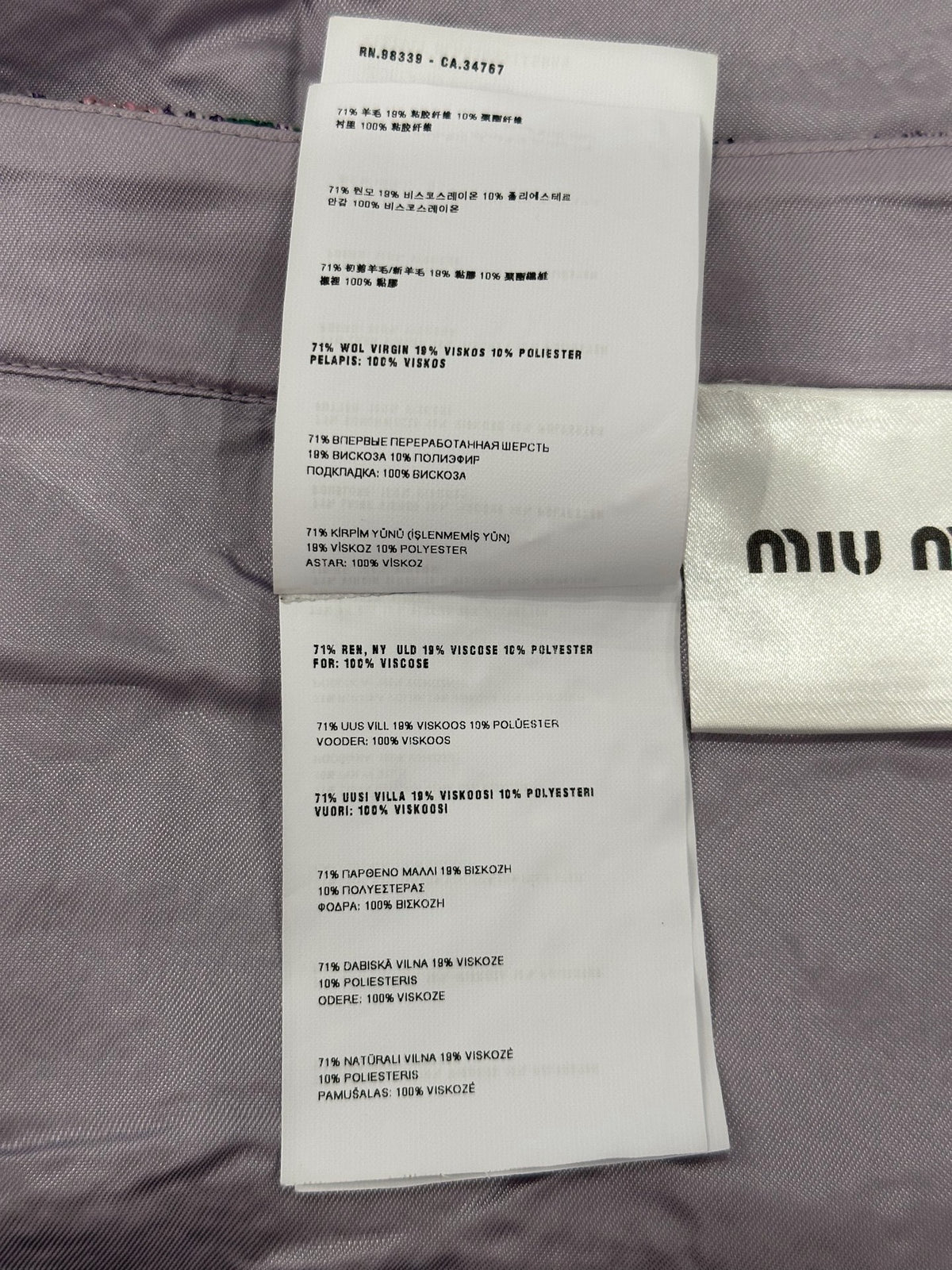 Miu Miu - Other - Wool - Multicolour - (38)