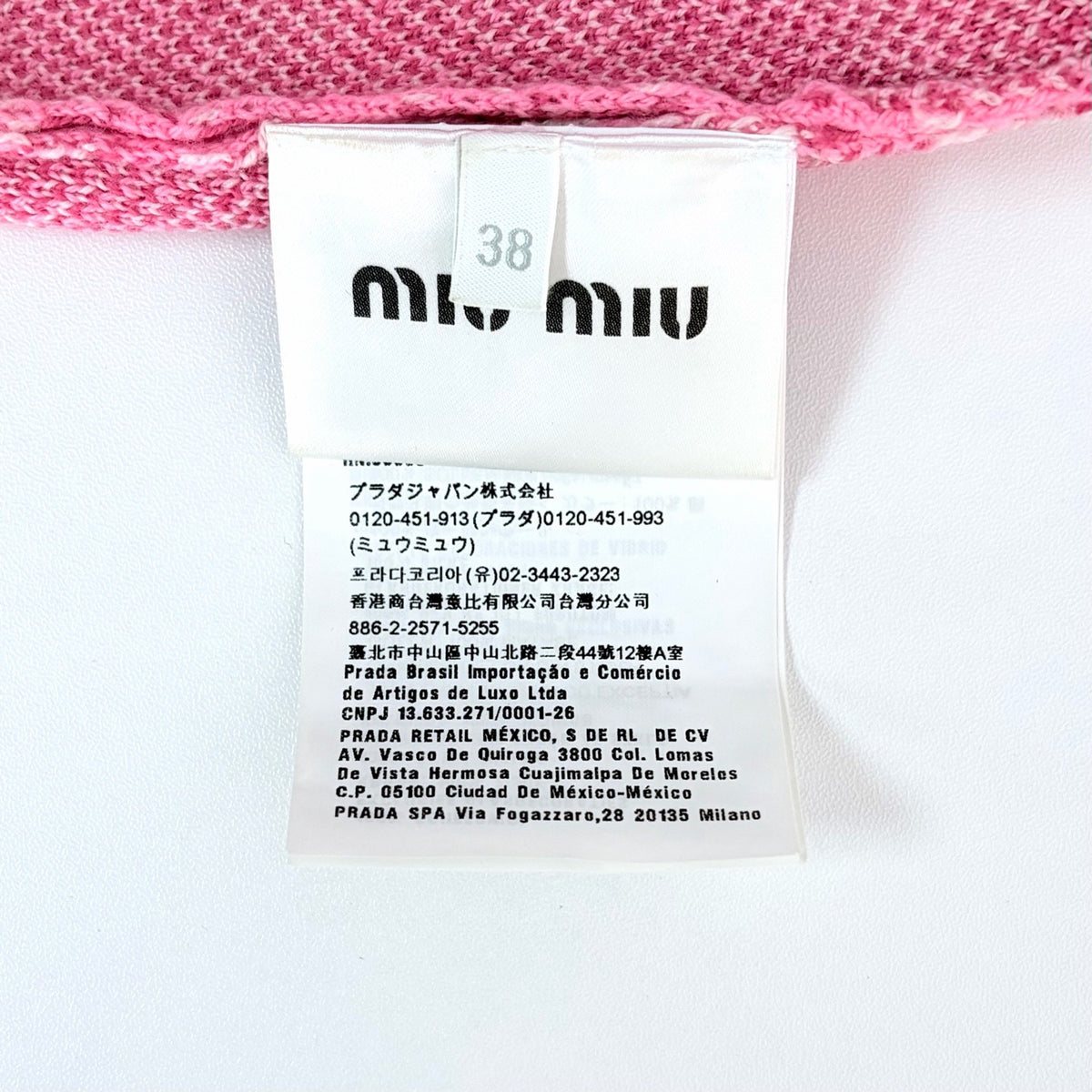 Miu Miu - Other - Wool - Pink - (38)