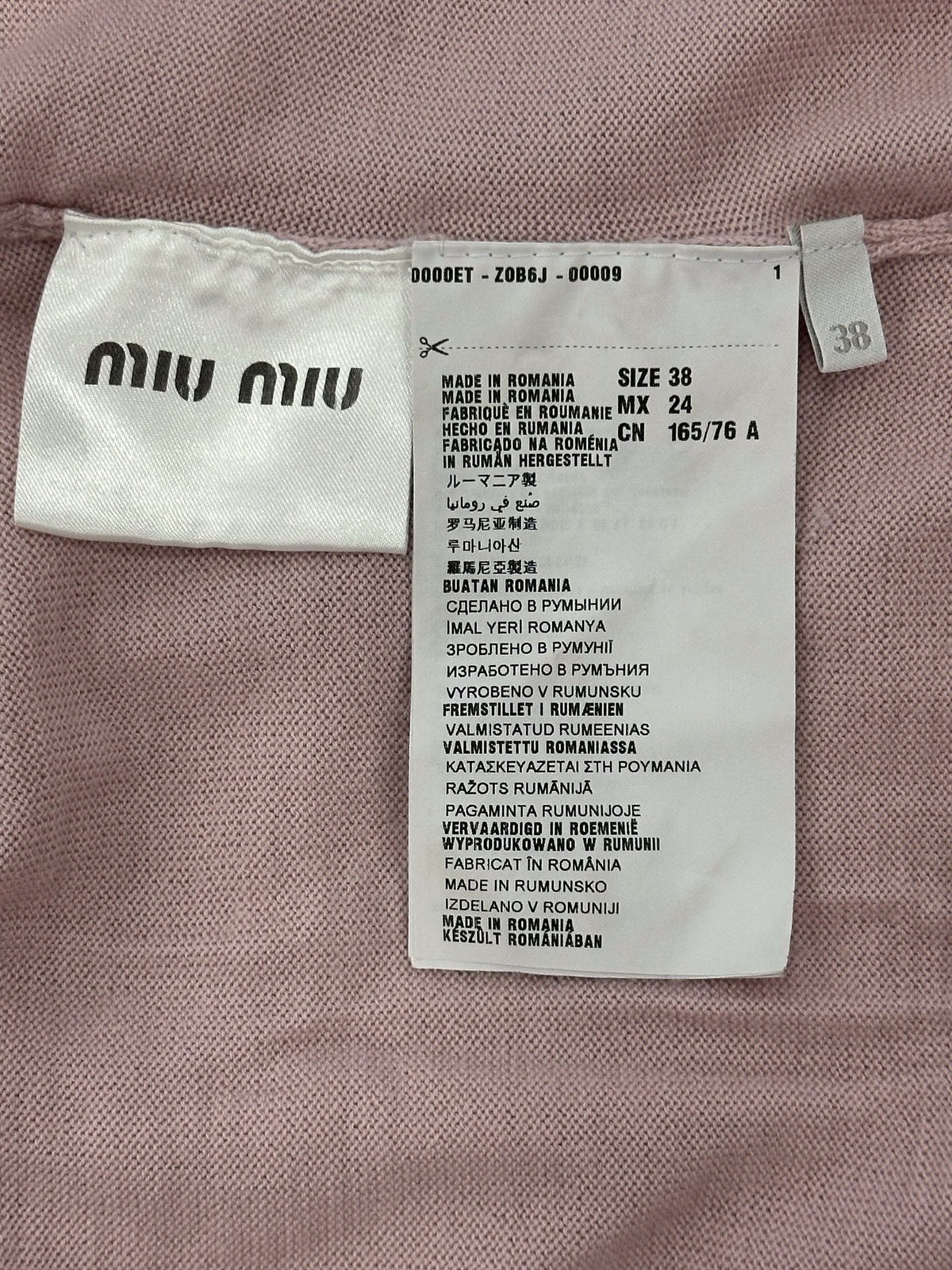 Miu Miu - Other - Wool - Pink - (38)
