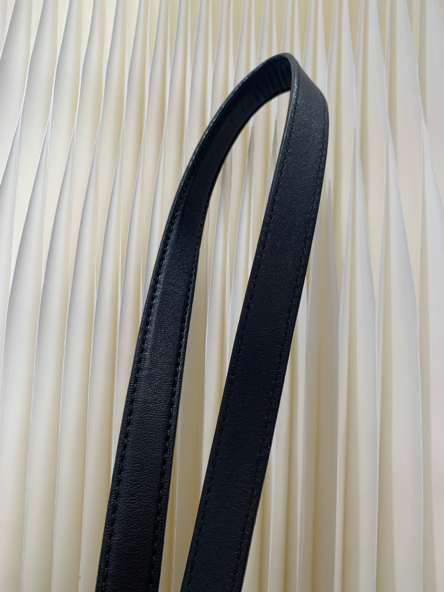 Miu Miu - Ribbon Tote Bag - Leather - Black - (Other)