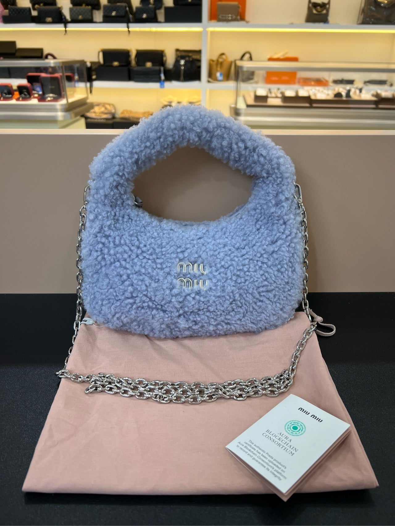Miu Miu - Wander - Fur - Other - Blue - (mini)