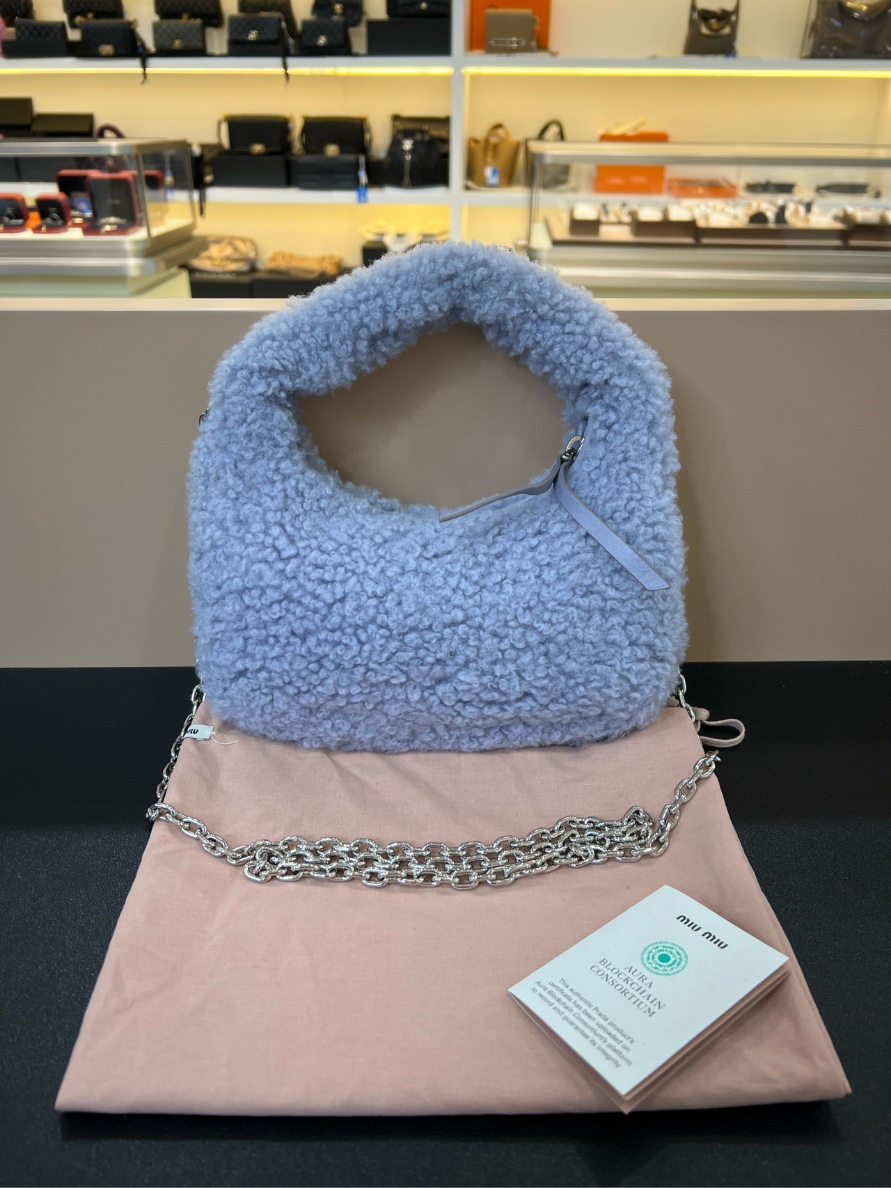 Miu Miu - Wander - Fur - Other - Blue - (mini)