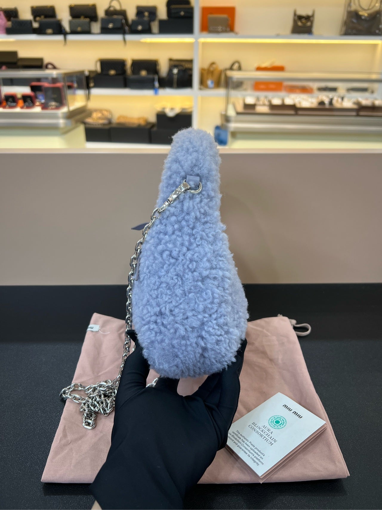 Miu Miu - Wander - Fur - Other - Blue - (mini)