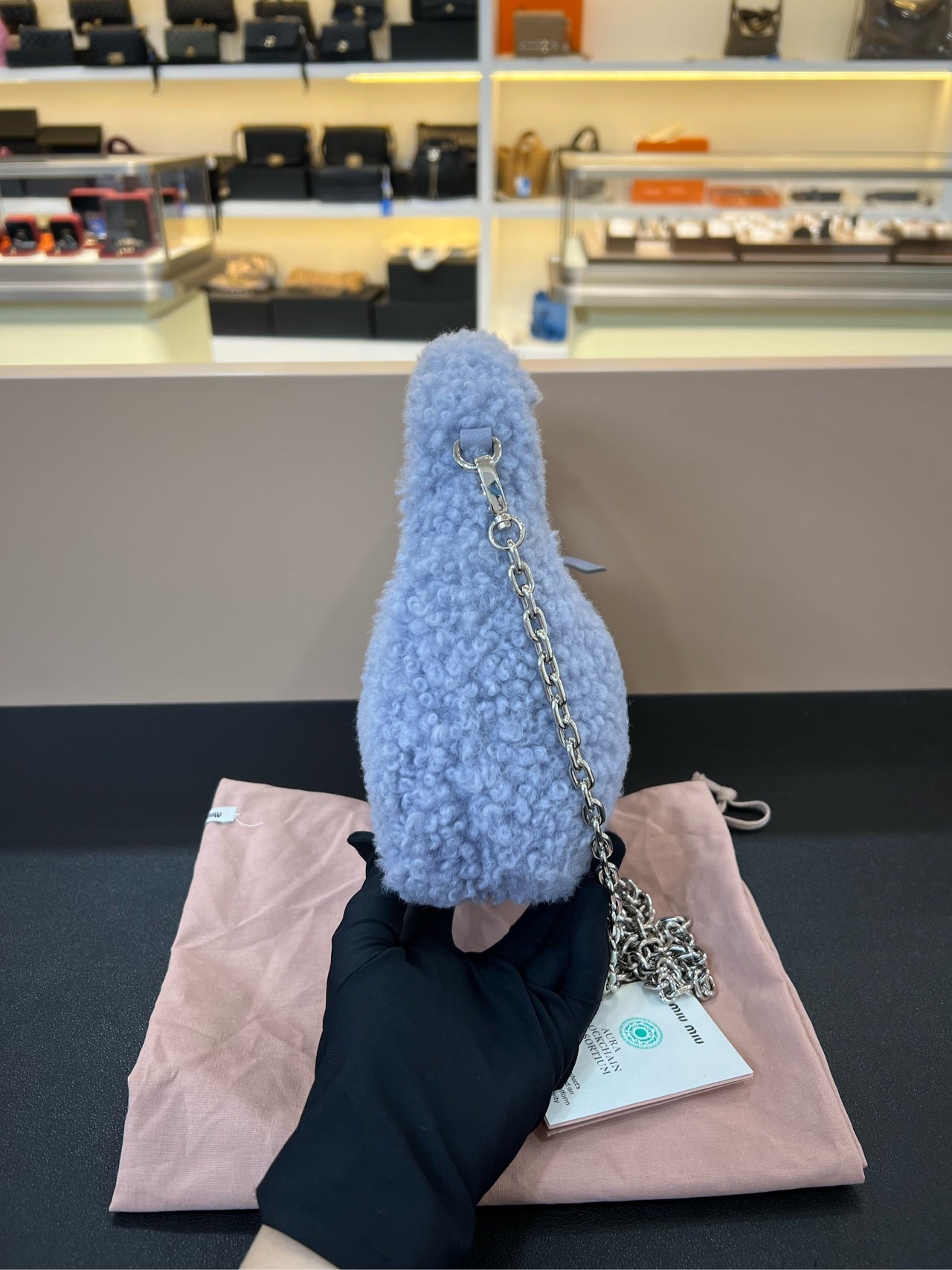 Miu Miu - Wander - Fur - Other - Blue - (mini)