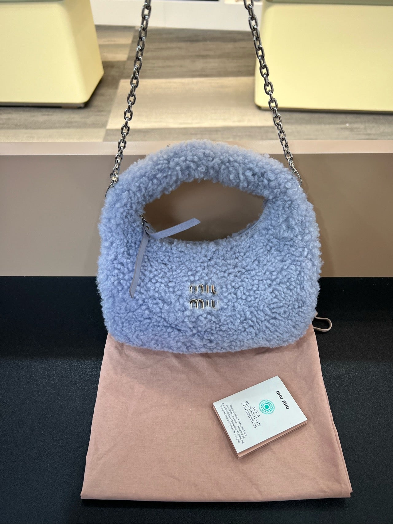 Miu Miu - Wander - Fur - Other - Blue - (mini)