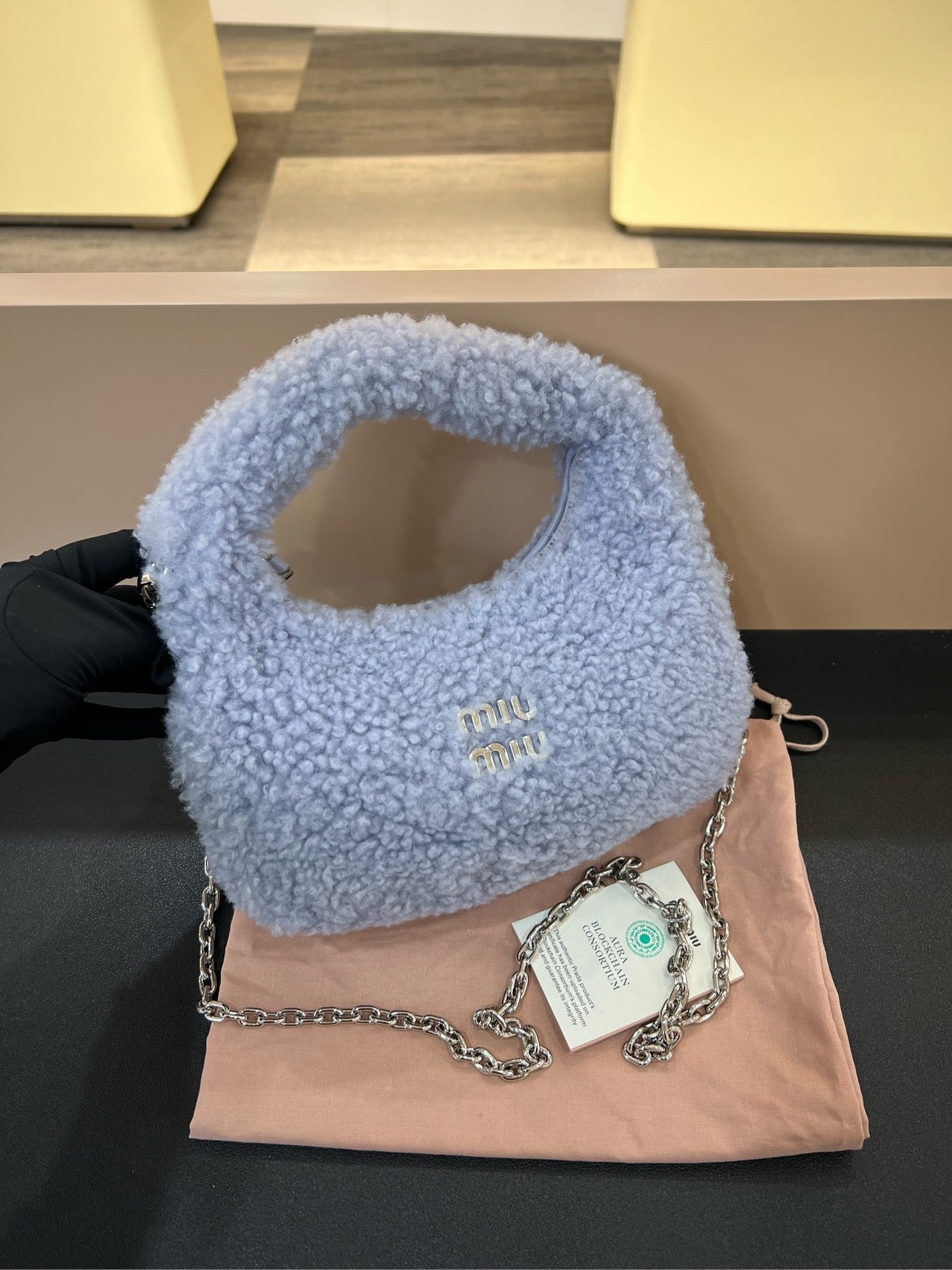 Miu Miu - Wander - Fur - Other - Blue - (mini)