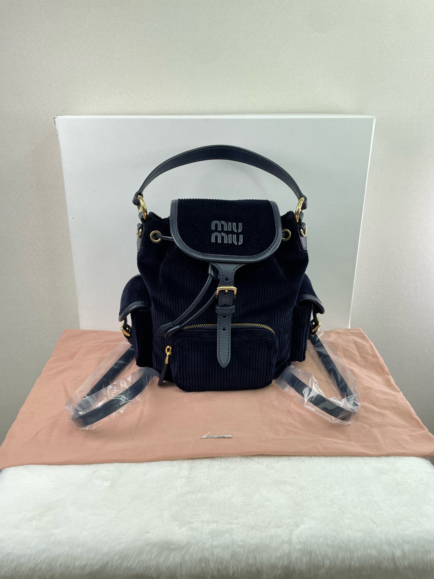Miumiu - Other - Velvet - Navy - (medium)