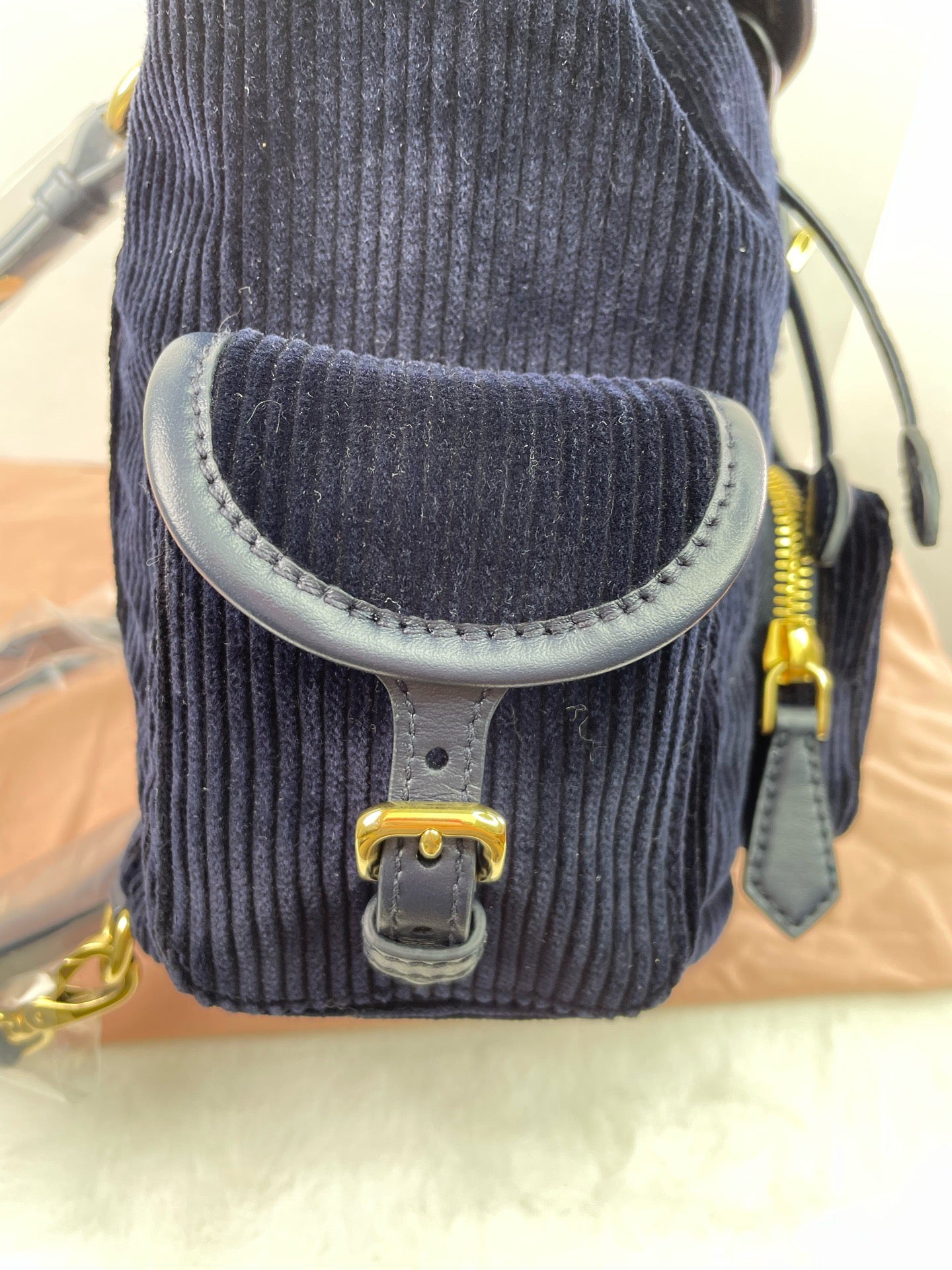 Miumiu - Other - Velvet - Navy - (medium)