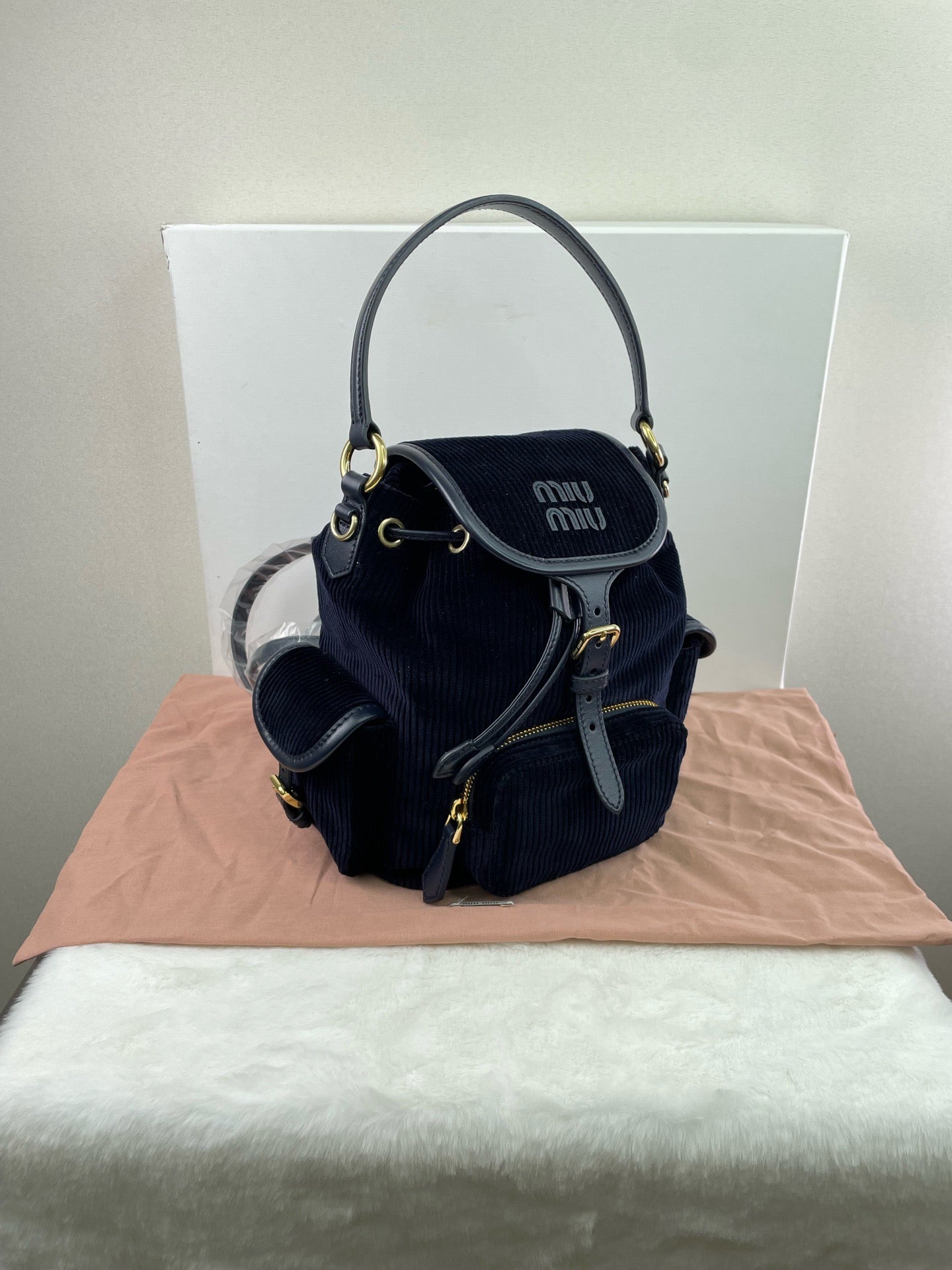 Miumiu - Other - Velvet - Navy - (medium)
