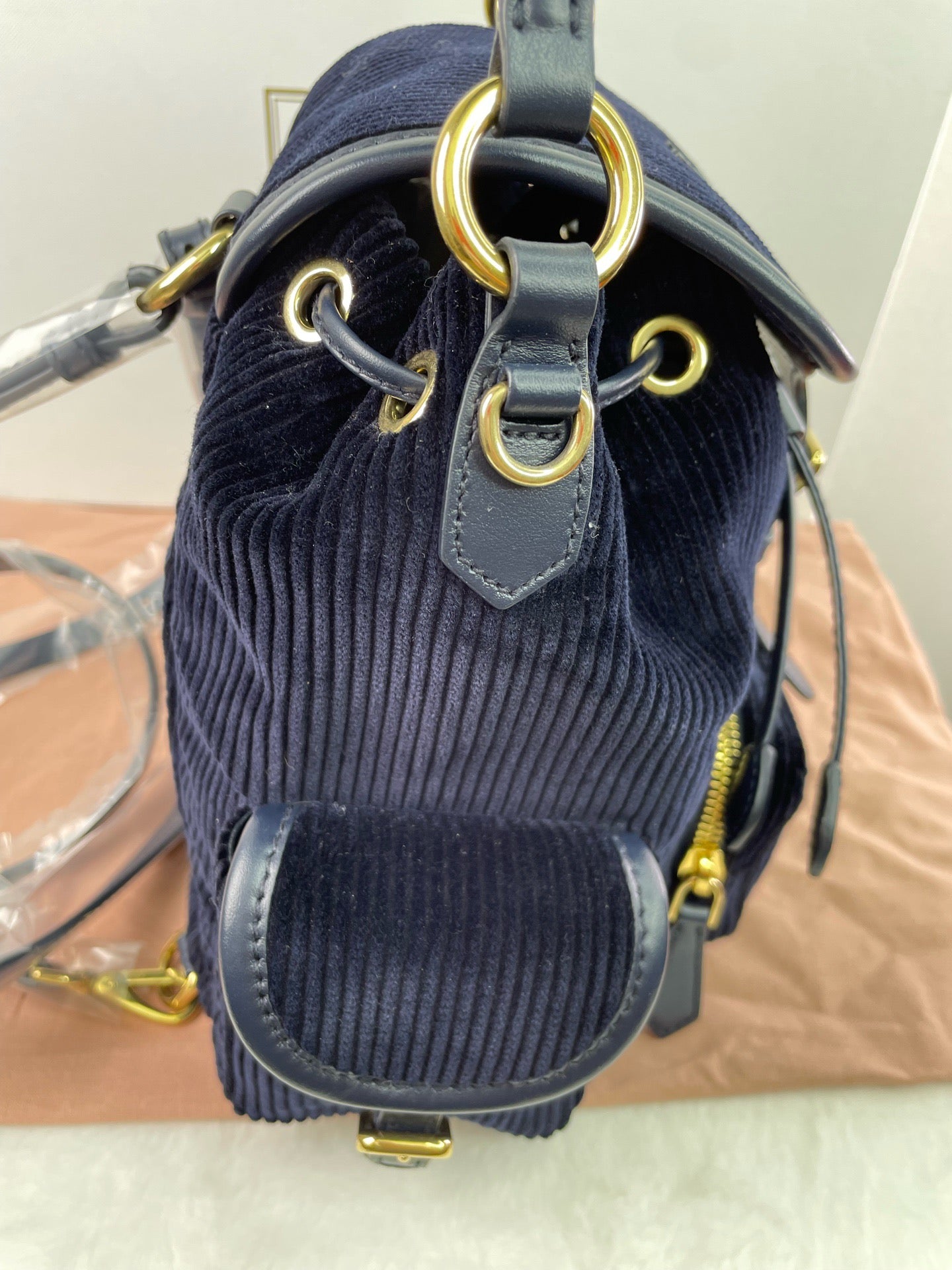 Miumiu - Other - Velvet - Navy - (medium)