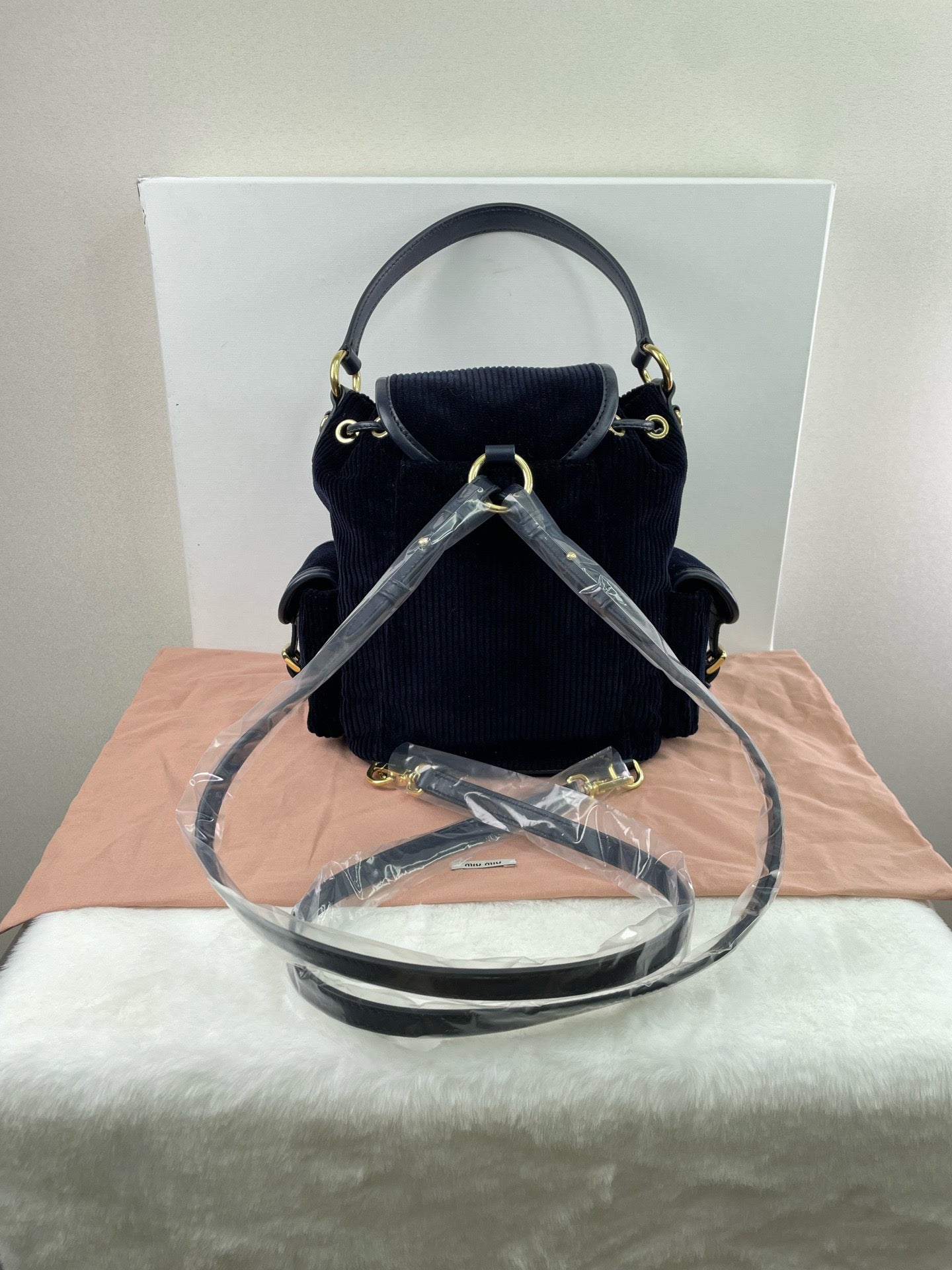Miumiu - Other - Velvet - Navy - (medium)